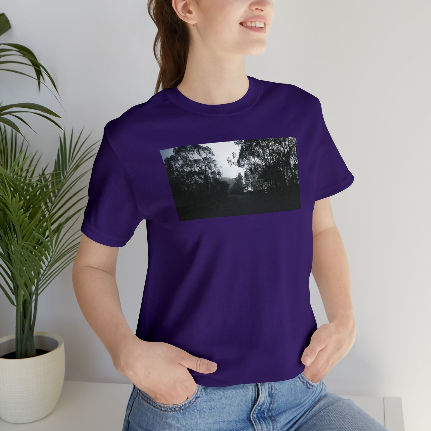 Unisex Travel T-Shirt, Scenic Ride I-280 On-ramp SF