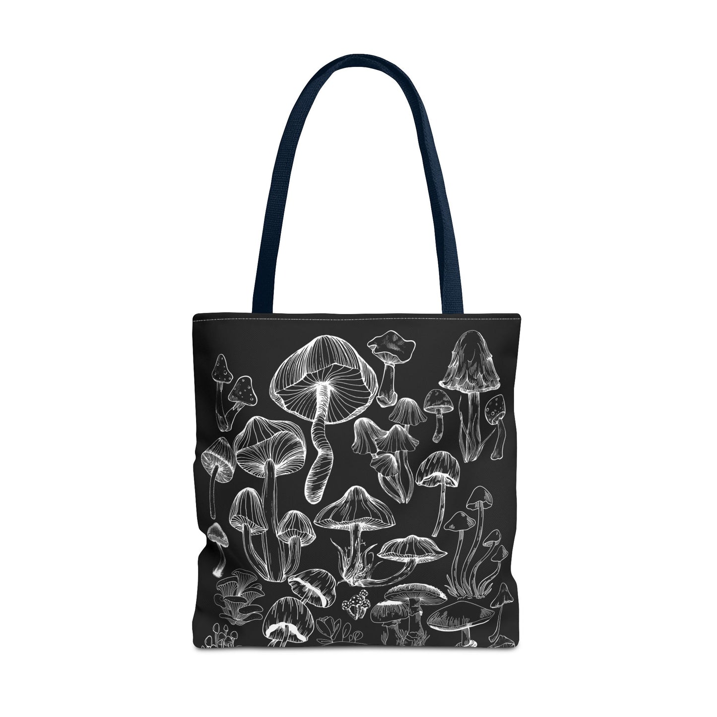 Unisex Mushroom Lover Fungi Print Toadstool Mycology Tote Bag