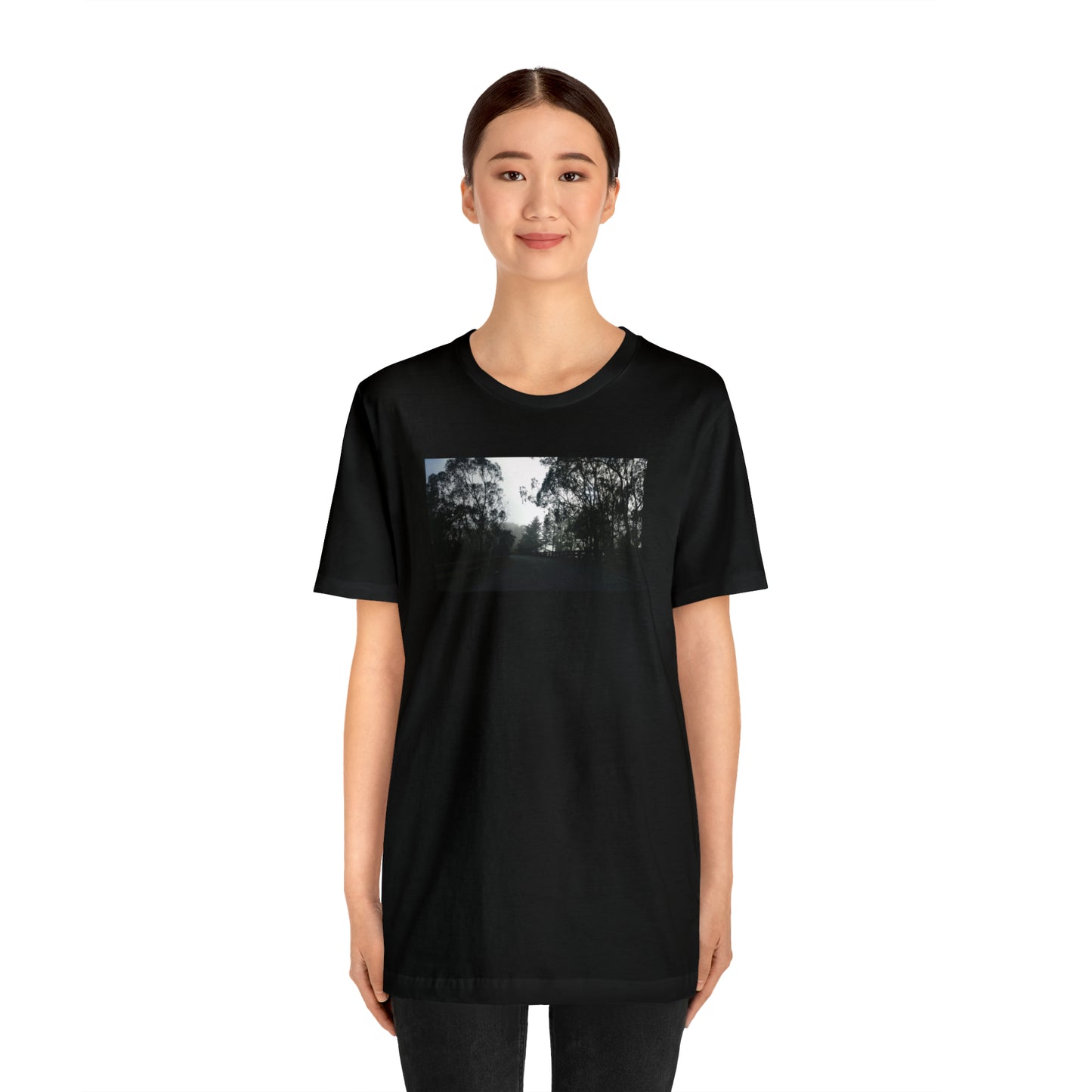 Unisex Travel T-Shirt, Scenic Ride I-280 On-ramp SF