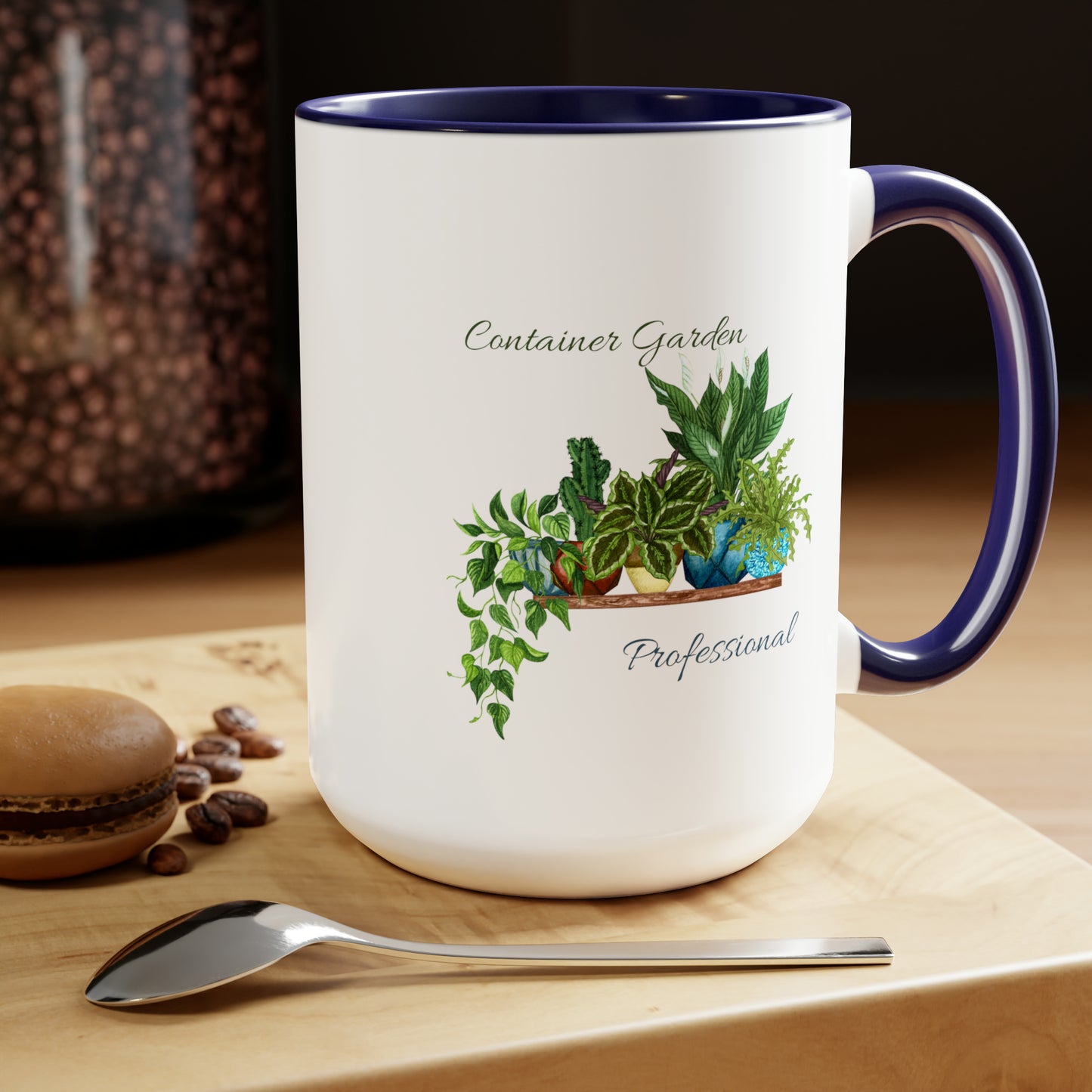 15oz Garden Themed Coffee Mug Container Garden Professional