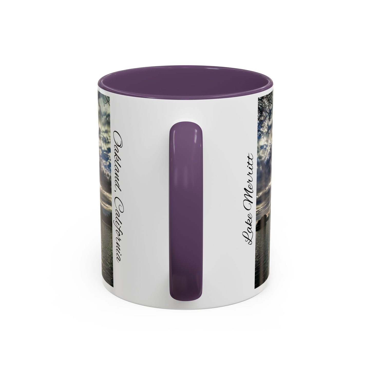 11oz/15oz Two Tone Lake Merritt, Oakland California San Francisco Bay Area Keepsake Coffee Mug