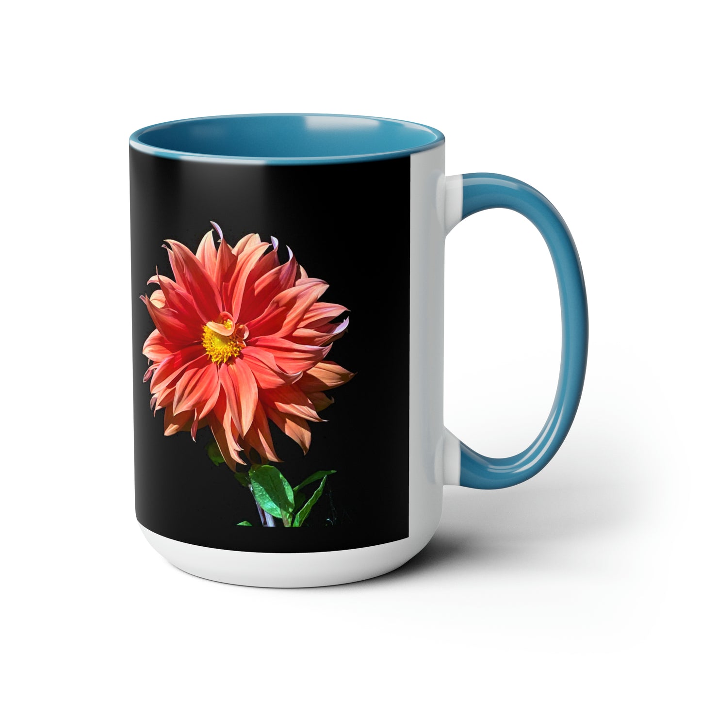 15oz Dahlia Flower Coffee Mug