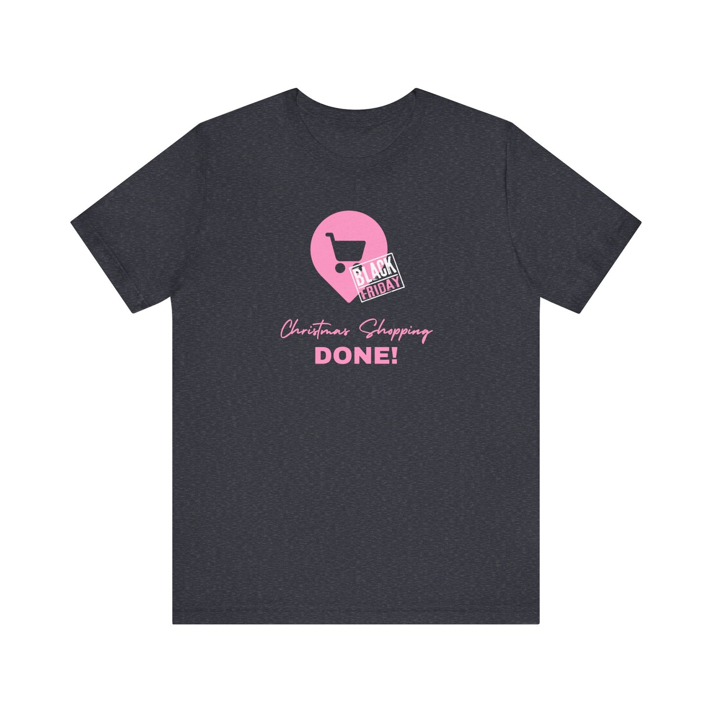 Unisex Jersey Short Sleeve Black Friday Christmas Shopping T-Shirt
