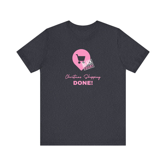Unisex Jersey Short Sleeve Black Friday Christmas Shopping T-Shirt