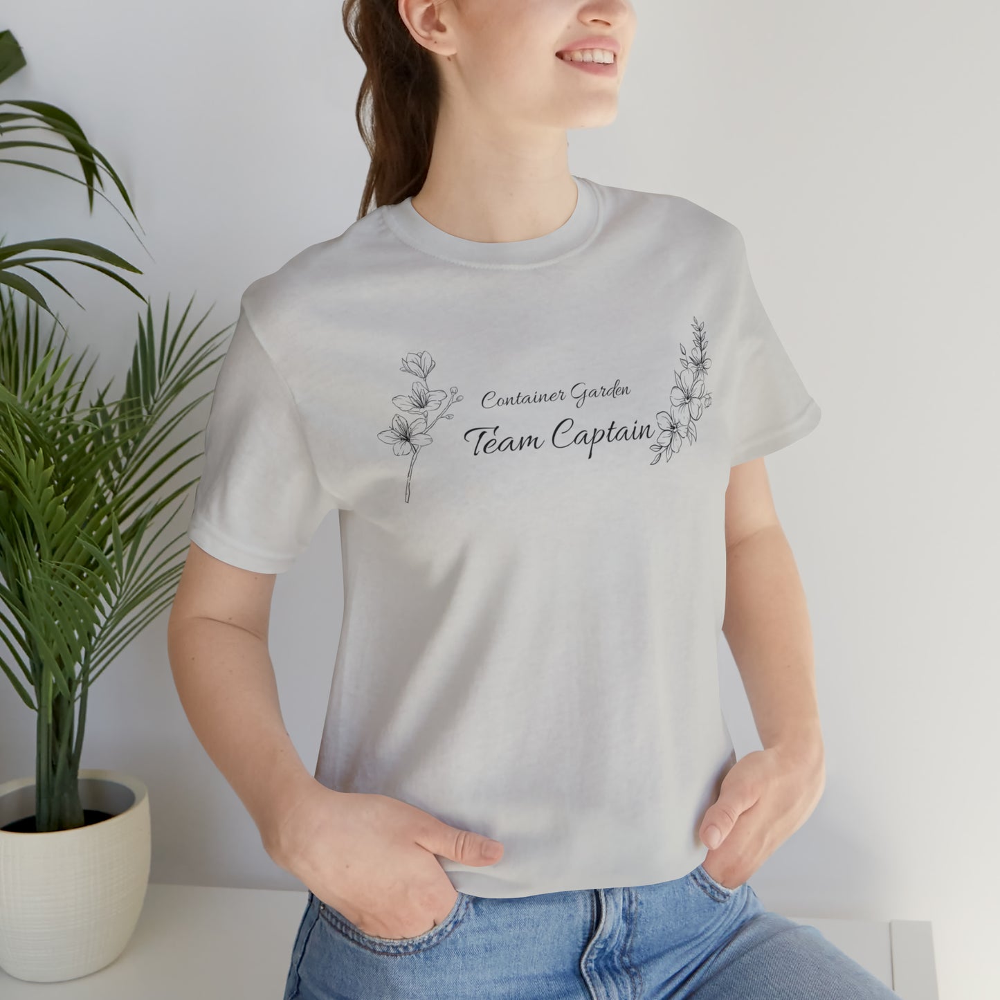 Unisex Garden Themed Container Garden Team Captain T-Shirt