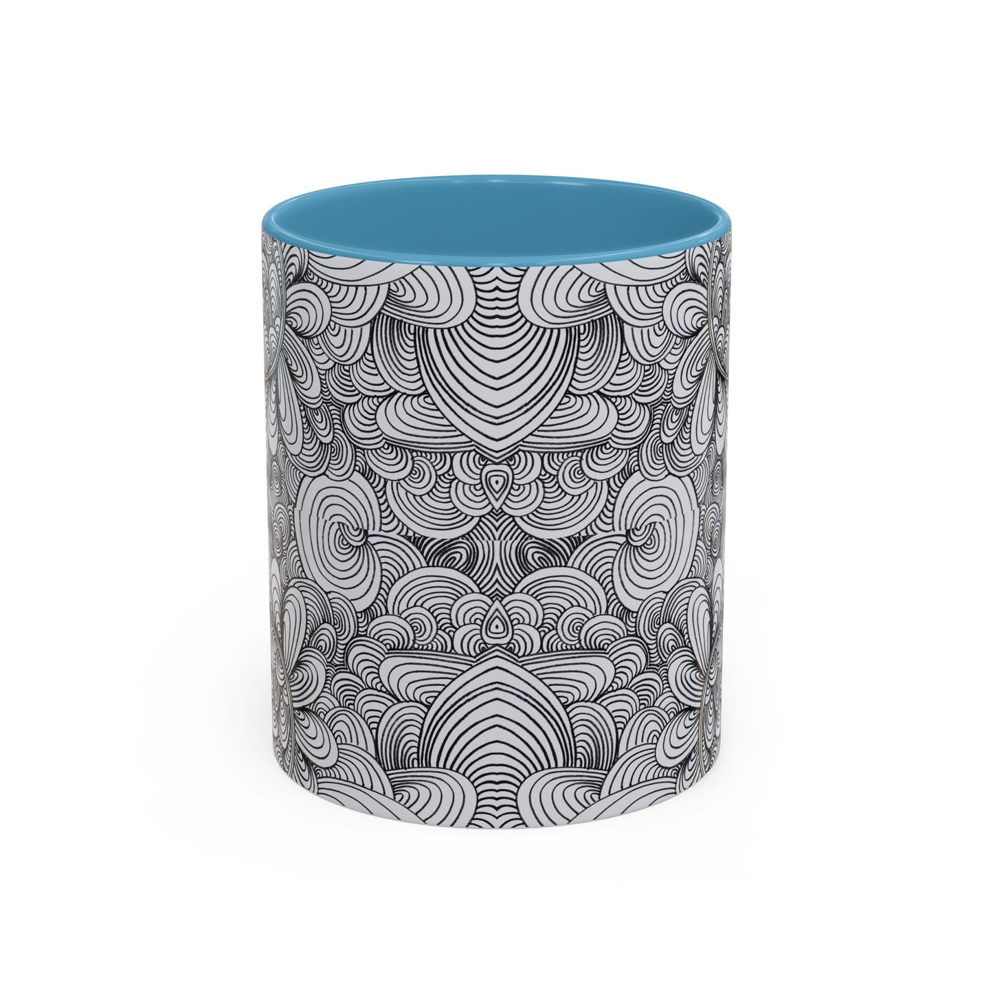 11oz/15oz Original Line Art Coffee Mug - Apricots Noir Mirage