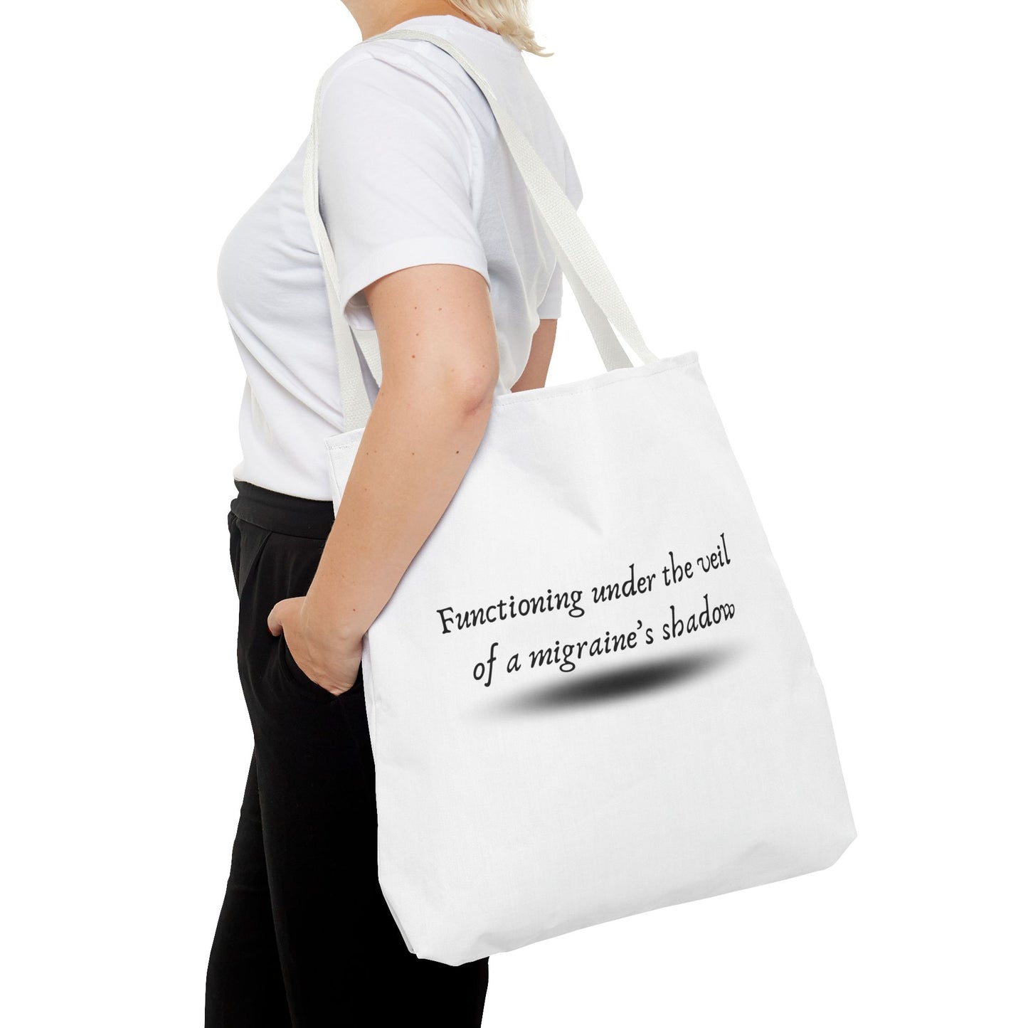 Unisex Migraine Day Invisible Illness Warrior Tote Bag