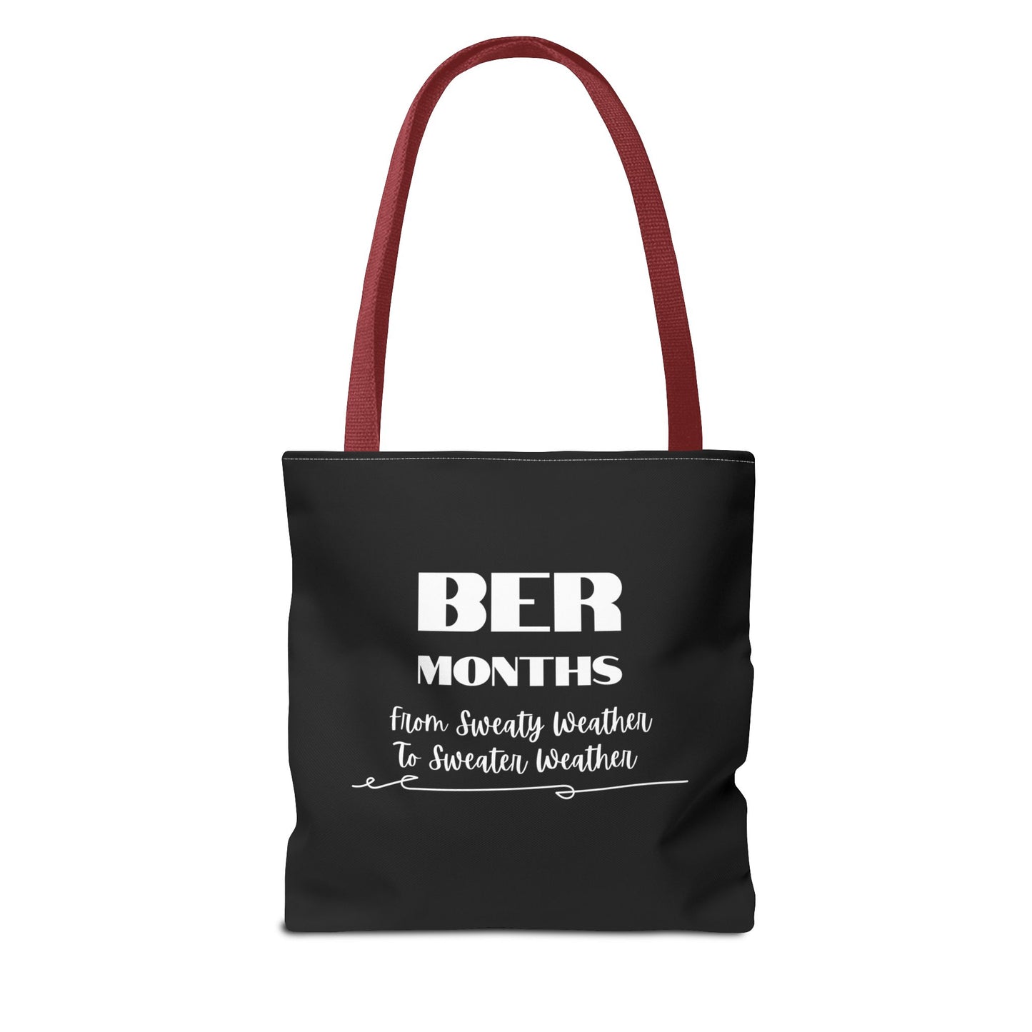 Unisex BER Months Tote Bag Autumn September October November December Tote Bag Favorite Months Tote Bag