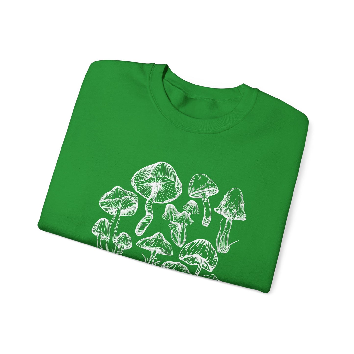 Unisex Mushroom Lover Fungi Print Toadstool Sweatshirt