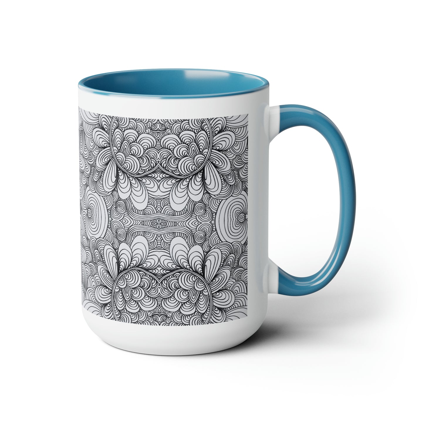 15oz Original Art Mug - Apricots Noir Mirage