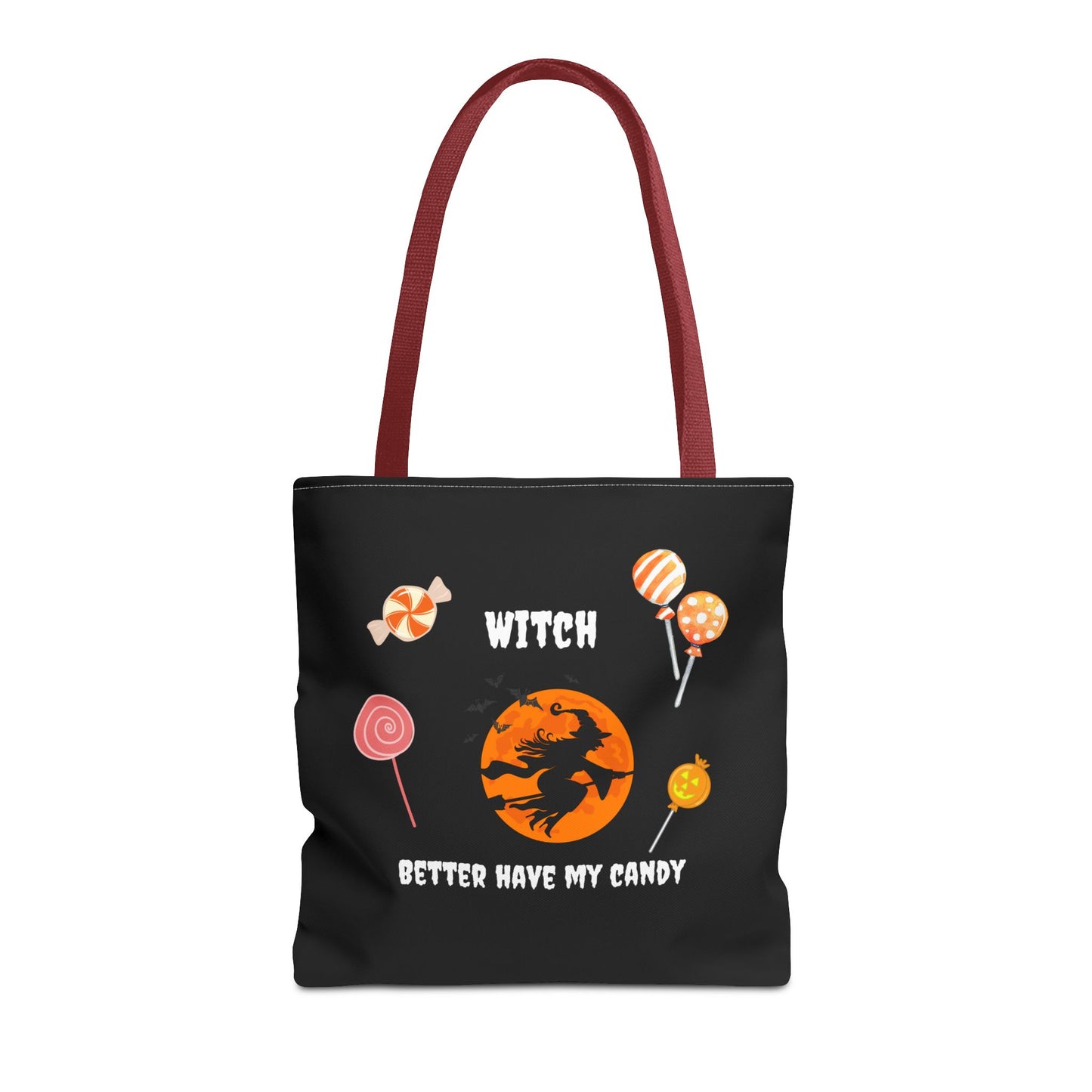 Halloween Tote Bag Gift for Spooky Season Trick or Treating Candy Bag Fall Themed Reusable Lunch Tote