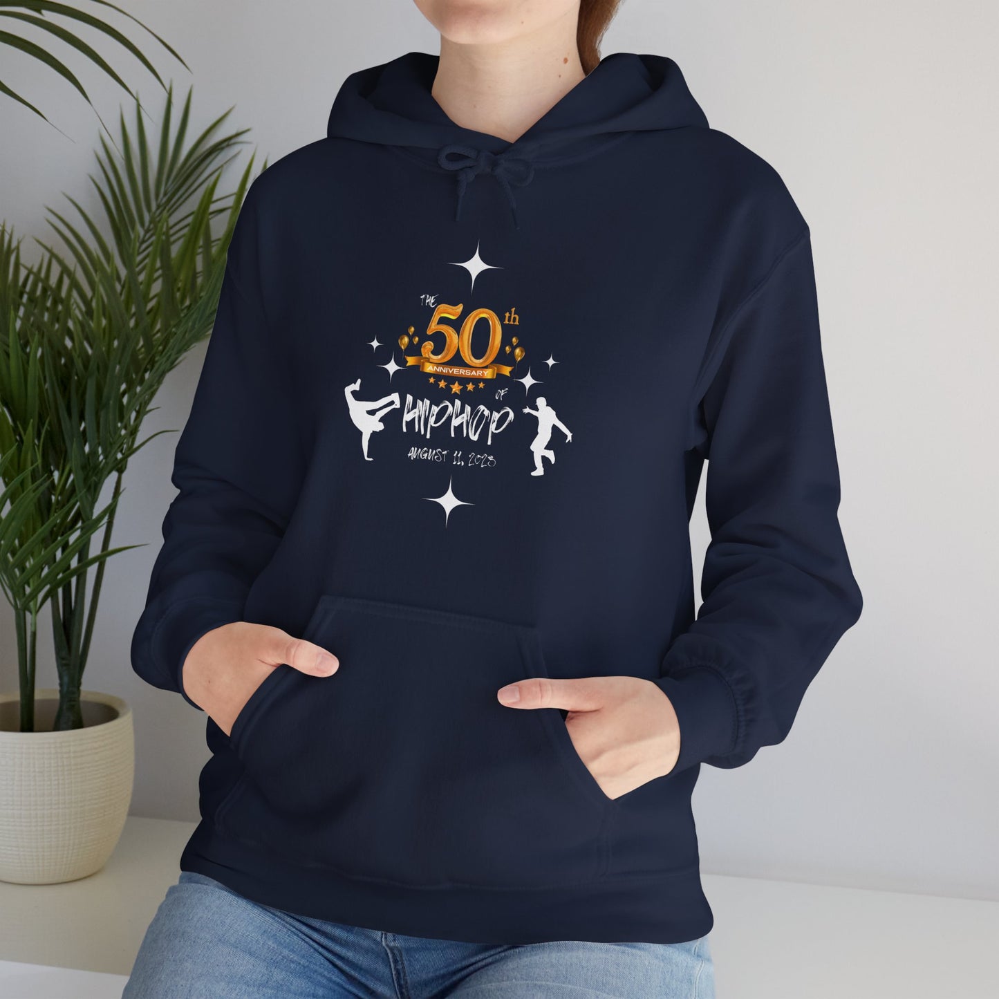 Unisex Heavy Blend™ 50th Anniversary of HipHop August 11, 2023 Commemorate 50 Years Hooded Sweatshirt