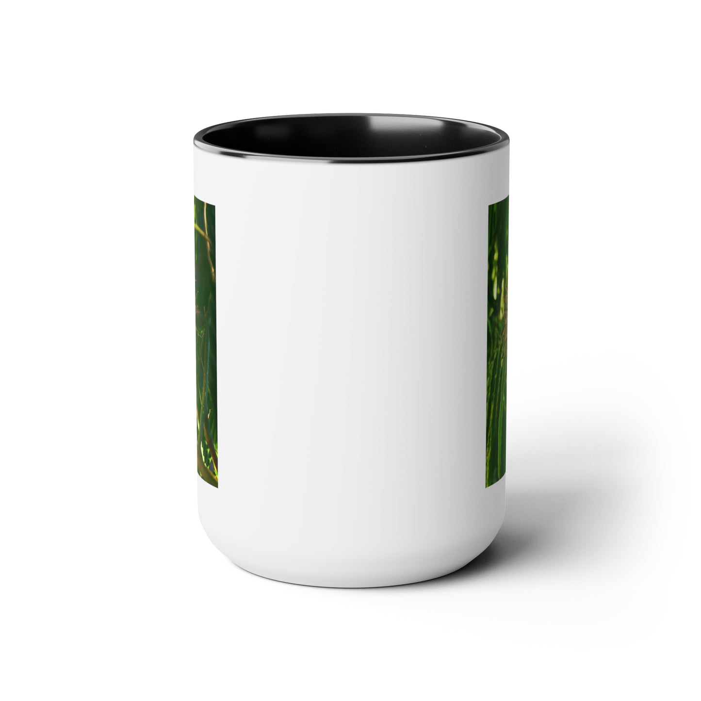 15oz. Garden Themed Coffee Mug, Coffee Club Mug with Silk Blossom