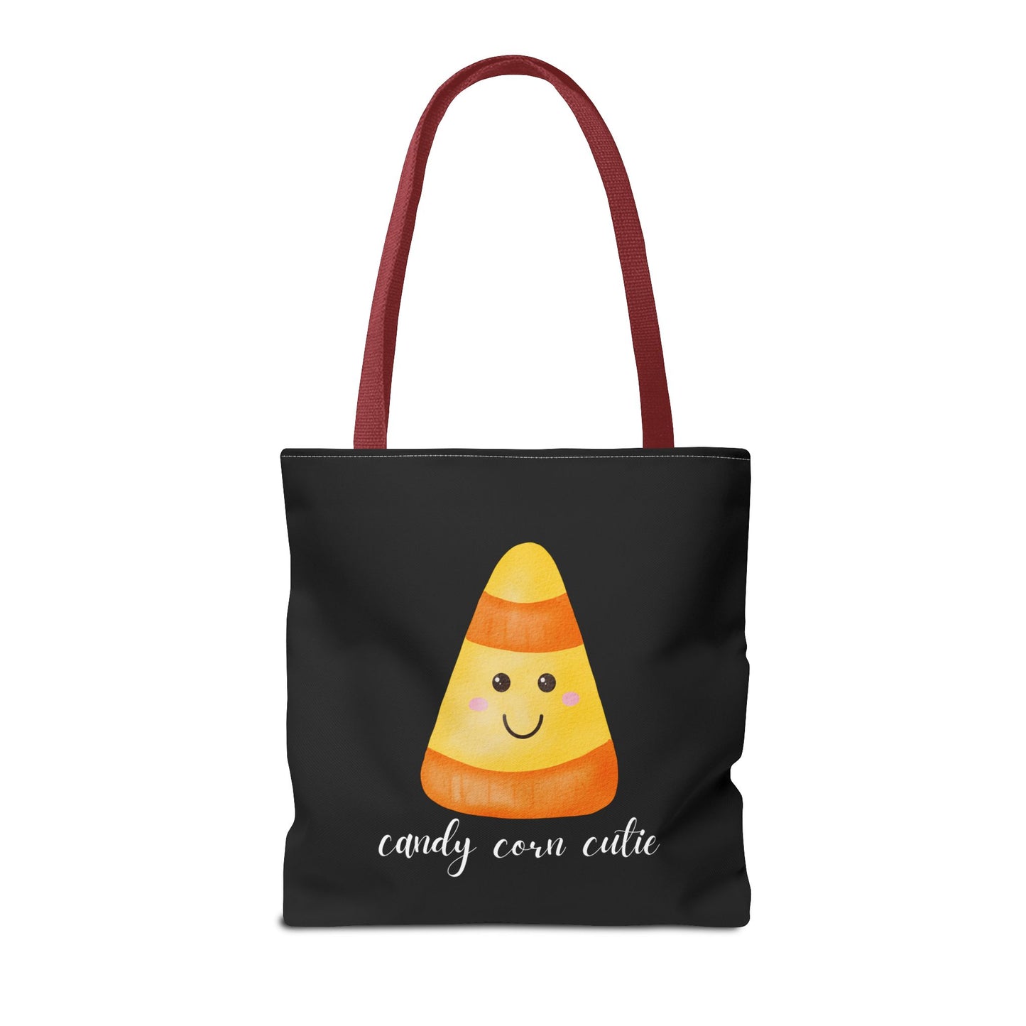 Cute Candy Corn Halloween Tote Bag Spooky Season Tote Trick or Treating Candy Bag Fall Themed Reusable Lunch Tote