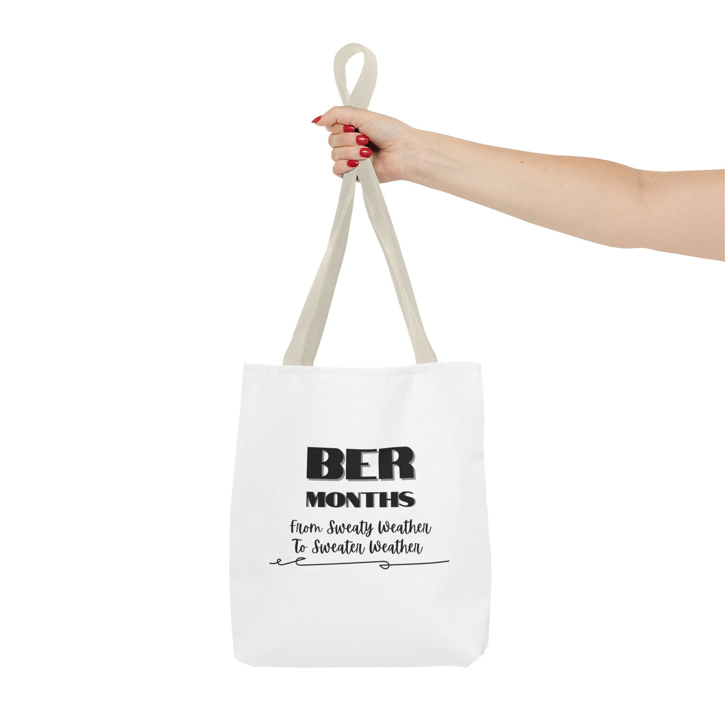 Unisex BER Months Tote Bag Autumn Fall September October November December Tote Bag Favorite Months Tote Bag