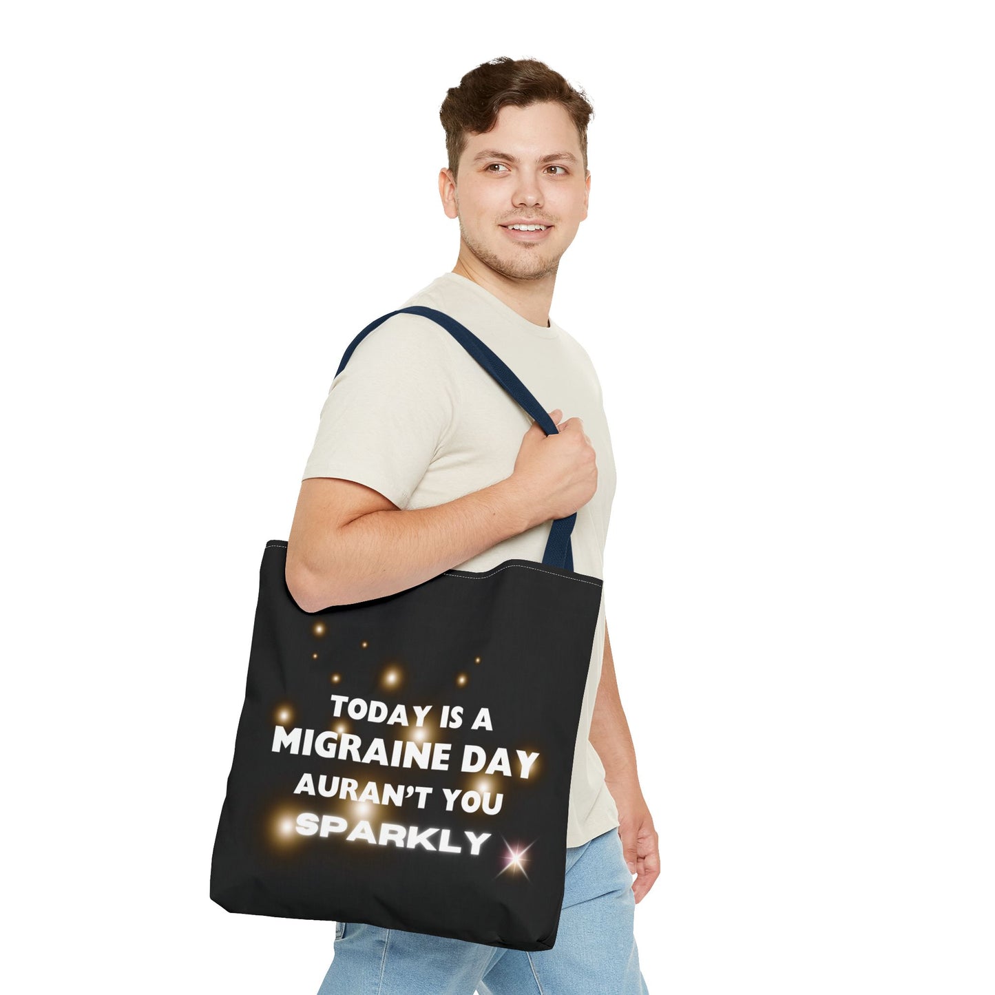 Unisex Migraine Day Invisible Illness Warrior Tote Bag