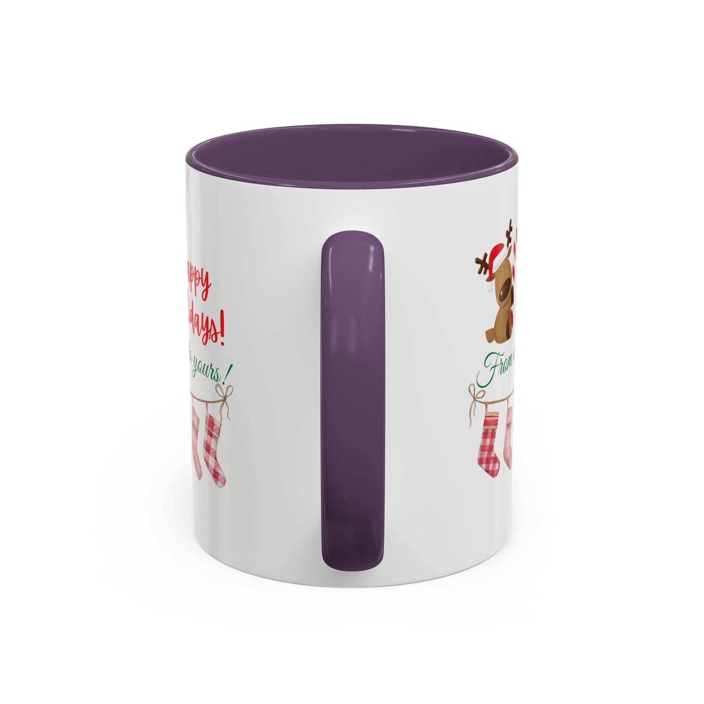 11oz/15oz  Happy Holidays From Ours to Yours Coffee Mug