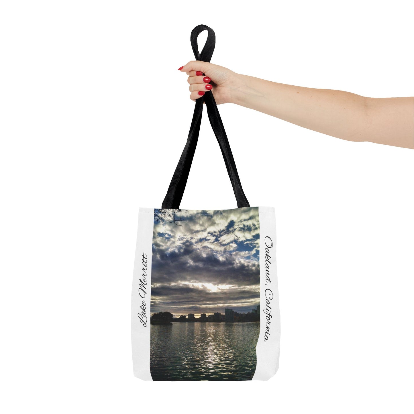 Unisex Travel Tote Lake Merritt Scenic View Oakland California Bay Area Keepsake Reusable Grocery Tote Yoga Bag Traveler Gift Scenic View