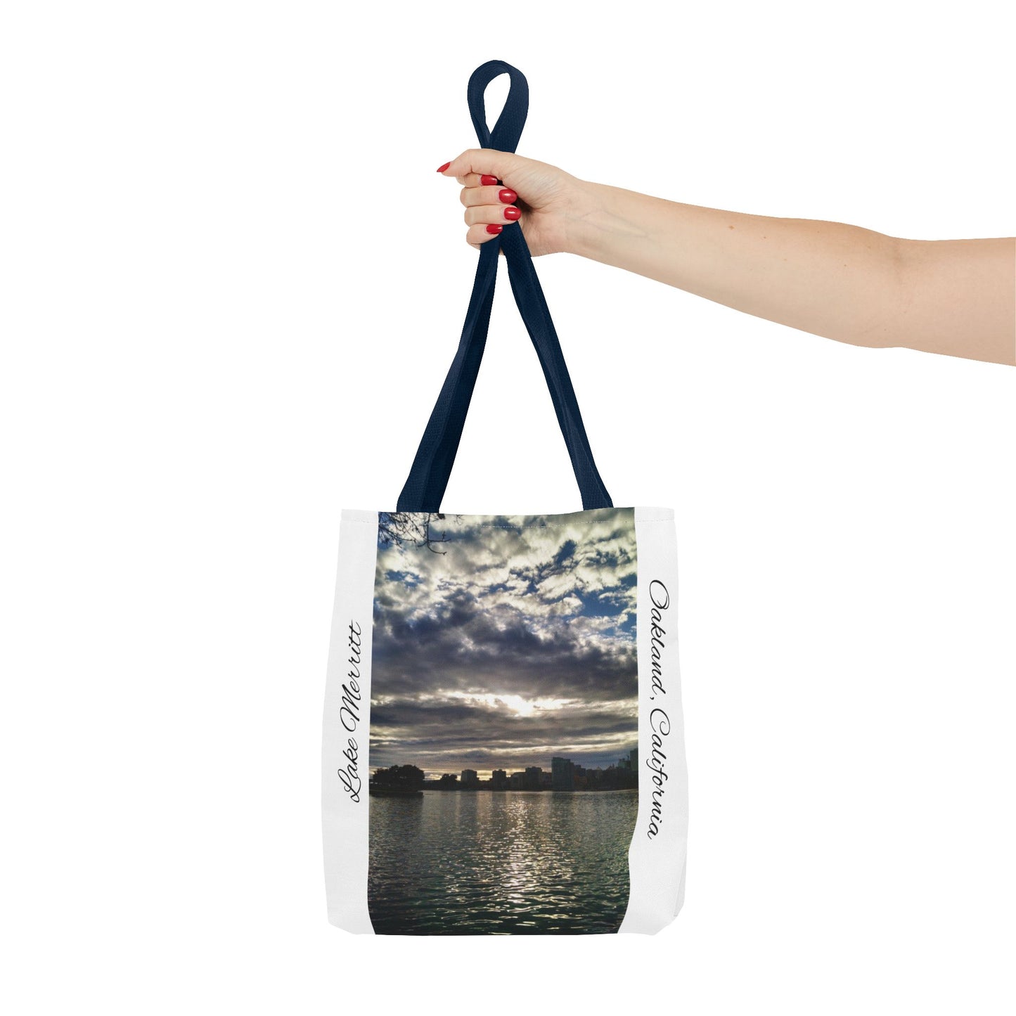 Unisex Travel Tote Lake Merritt Scenic View Oakland California Bay Area Keepsake Reusable Grocery Tote Yoga Bag Traveler Gift Scenic View