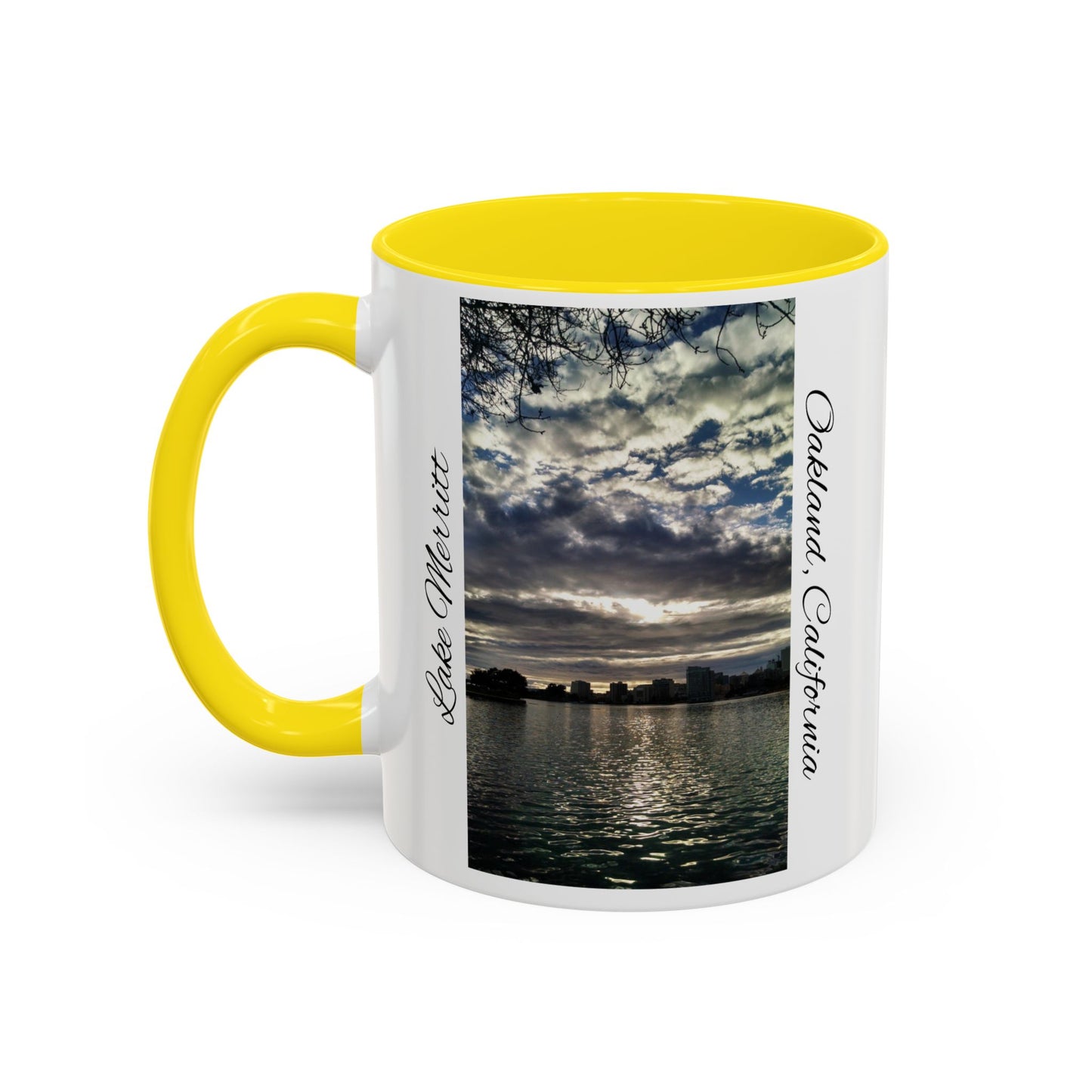 11oz/15oz Two Tone Lake Merritt, Oakland California San Francisco Bay Area Keepsake Coffee Mug