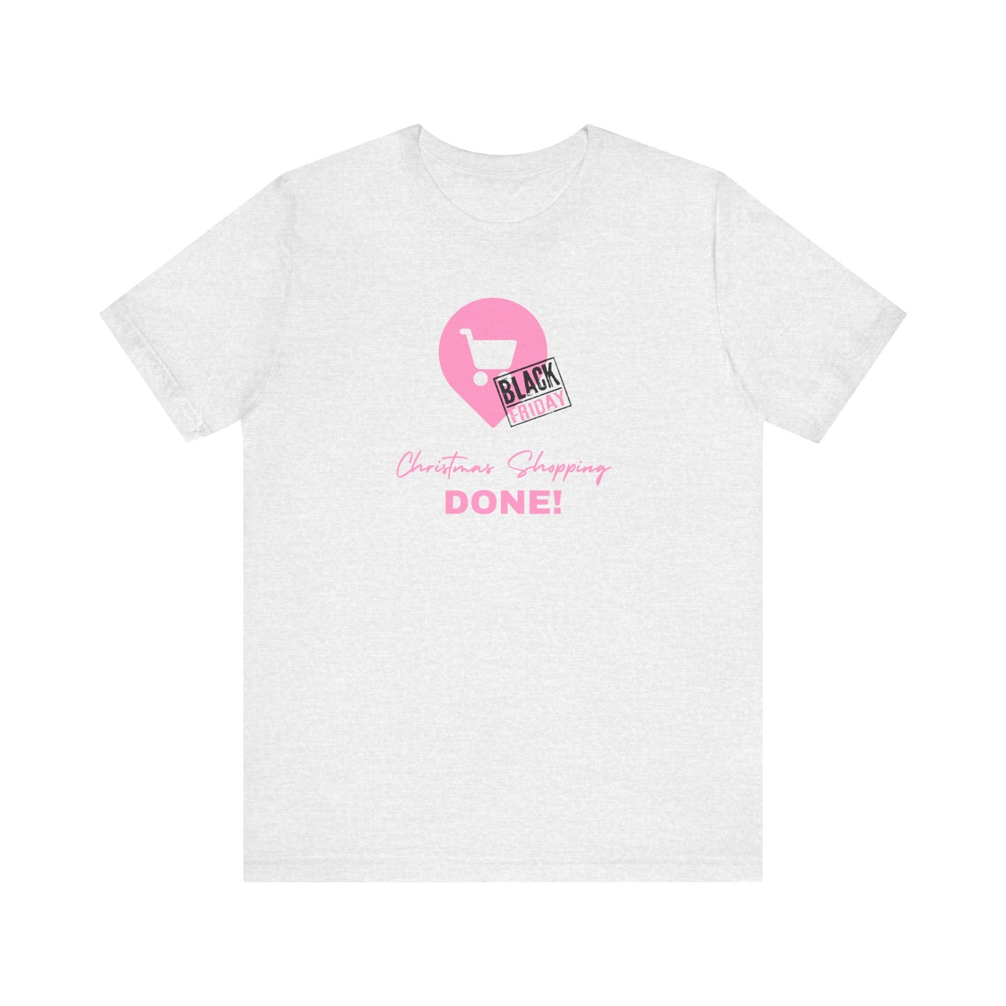 Unisex Jersey Short Sleeve Black Friday Christmas Shopping T-Shirt