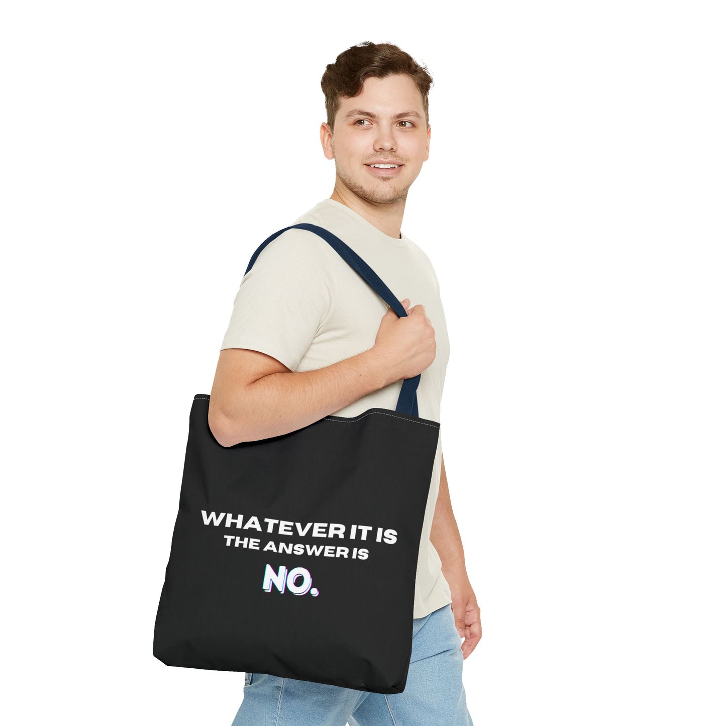 Unisex Self Love Positive Vibes Say NO Tote Bag Positive Mental Health Awareness Tote Bag