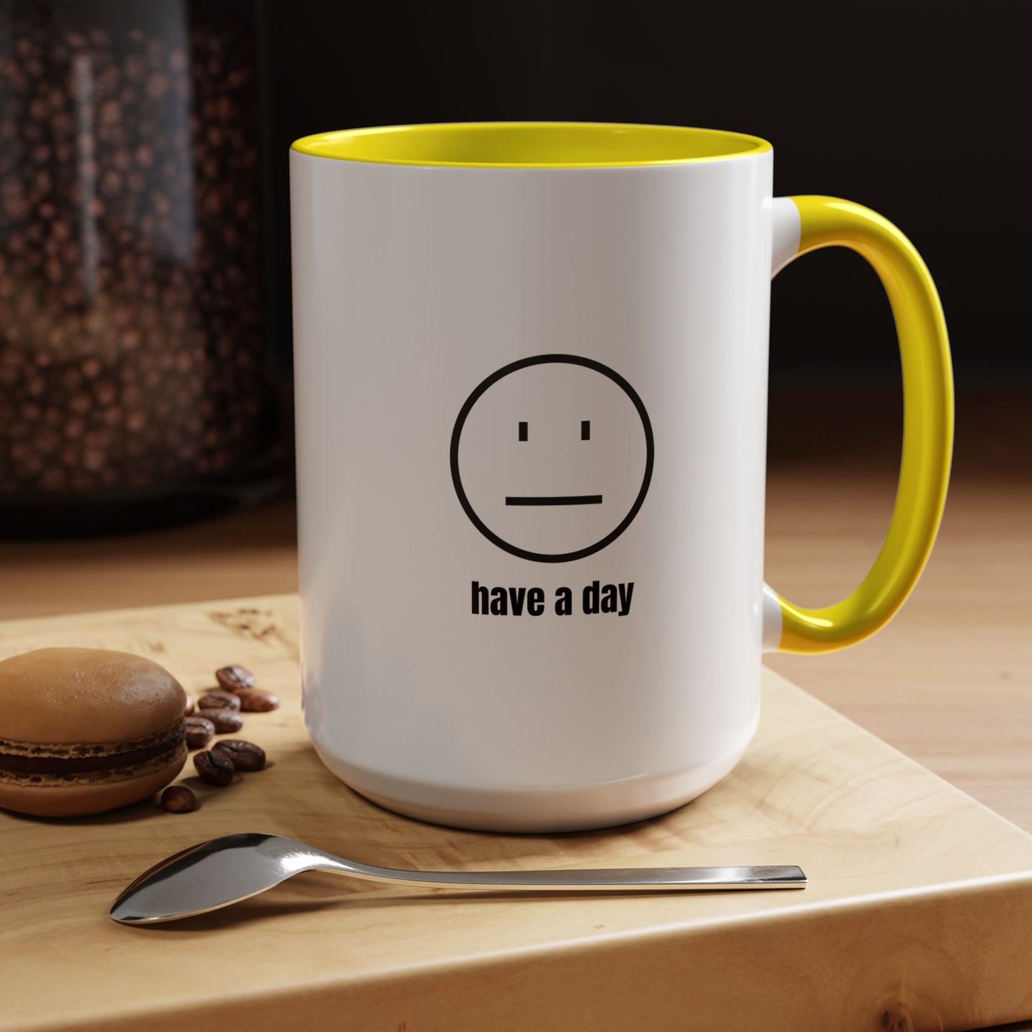 11oz/15oz Straight Face Have A Day Coffee Mug