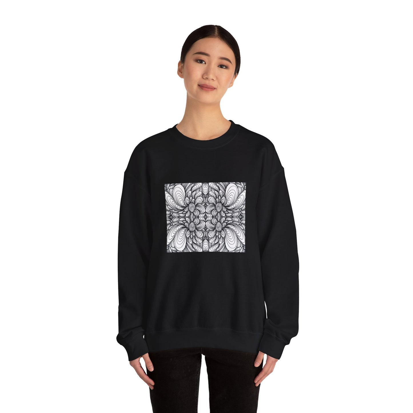 Unisex Original Line Art Sweatshirt - Blooms