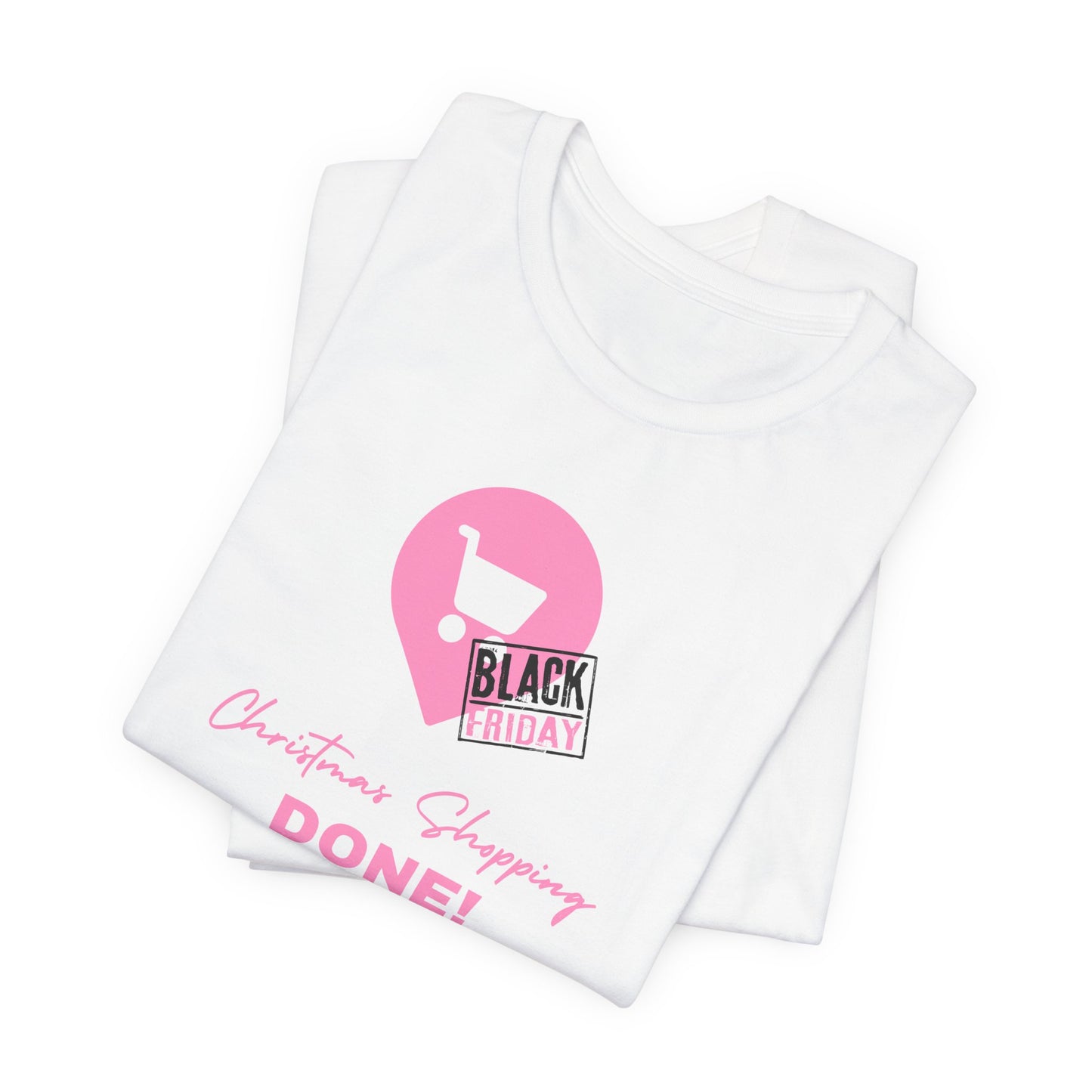Unisex Jersey Short Sleeve Black Friday Christmas Shopping T-Shirt