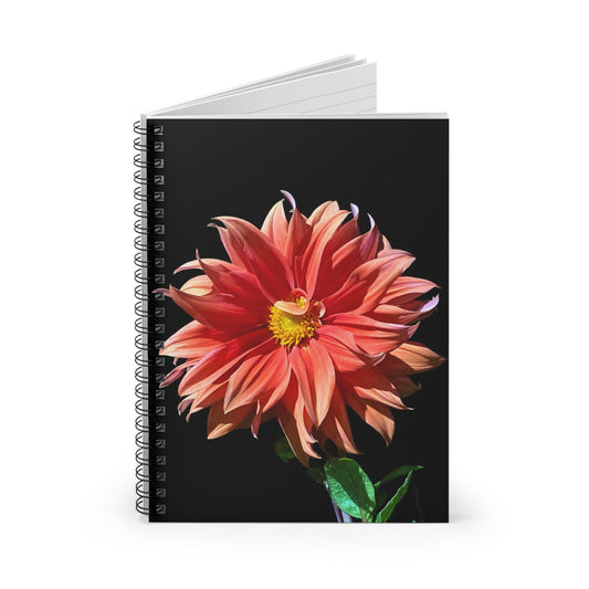 Spiral Notebook - Dahlia Flower