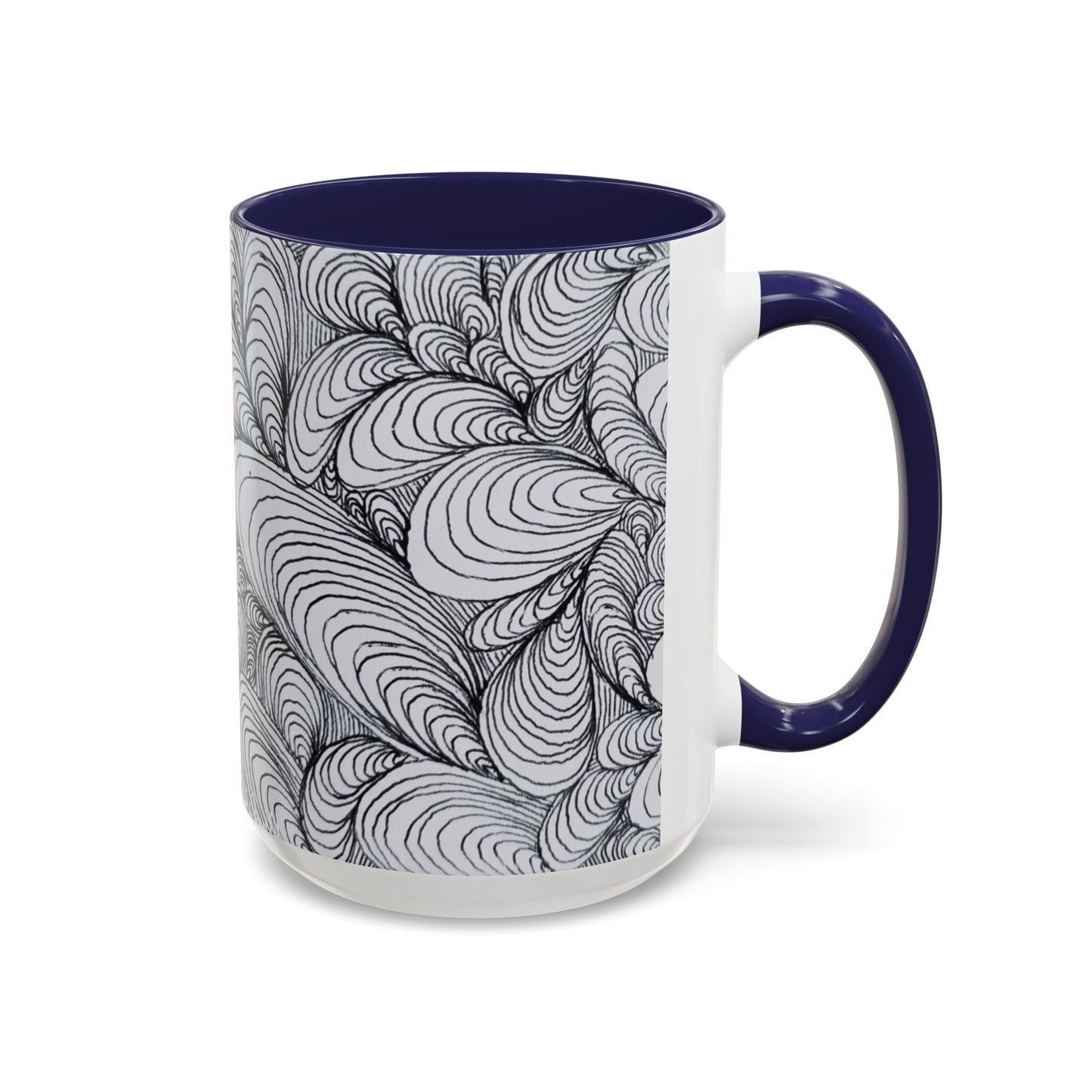 11oz/15oz Original Rough Line Art Coffee Mug
