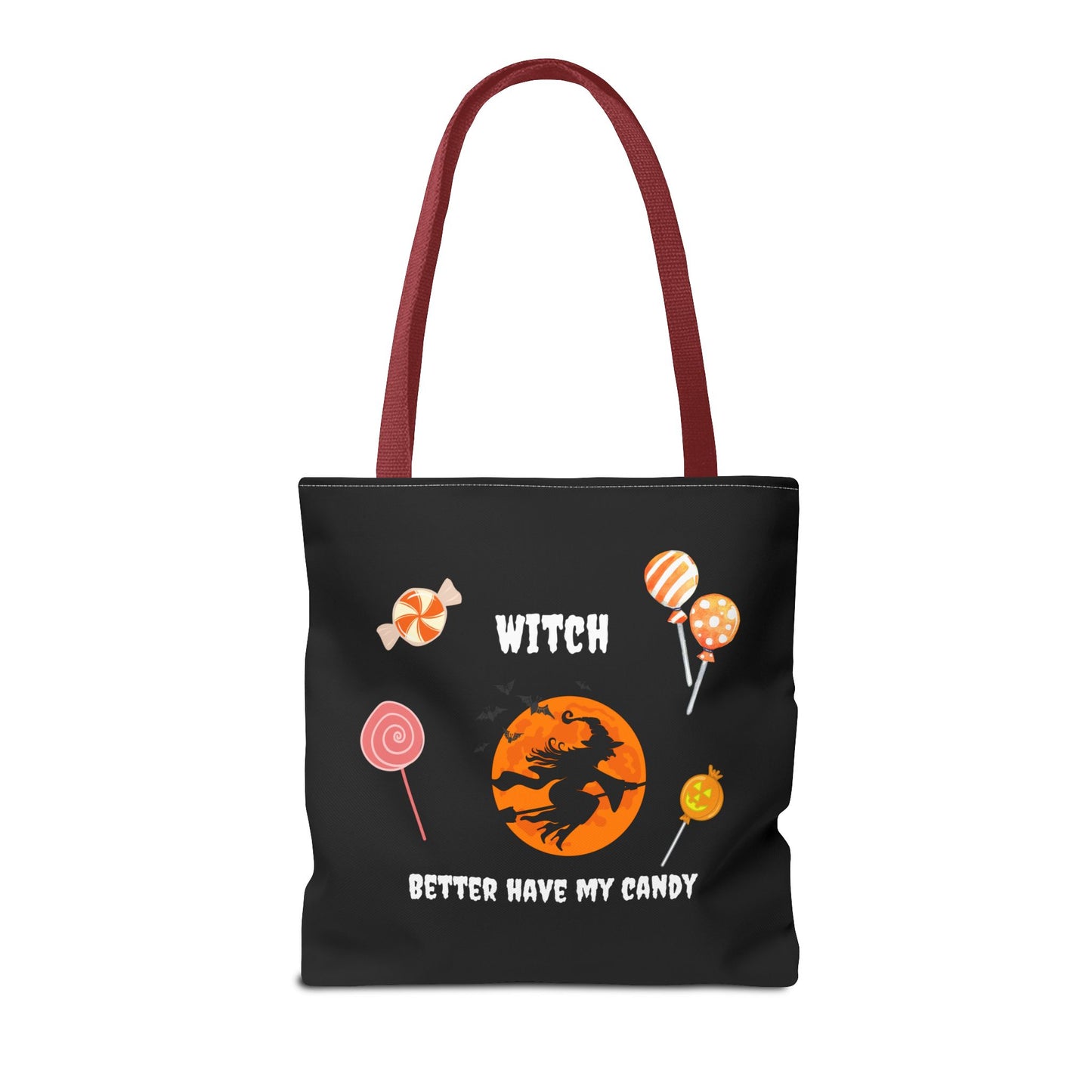 Halloween Tote Bag Gift for Spooky Season Trick or Treating Candy Bag Fall Themed Reusable Lunch Tote