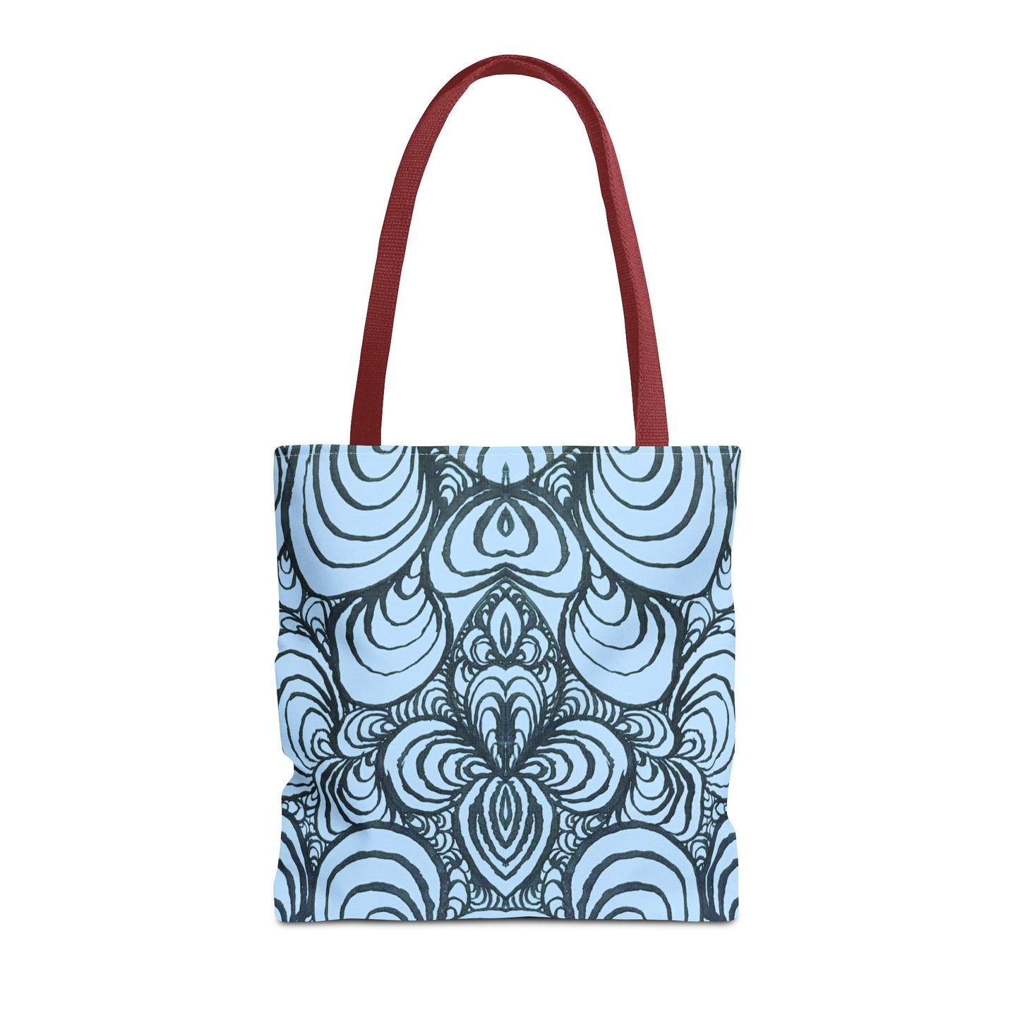 Unisex Original Line Art - All Over Print Tote Bag - Puzzle Panels 1 Color Pop Polar