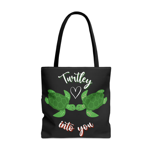 Unisex Cute Turtle Lover Turtley Into You Tote Bag