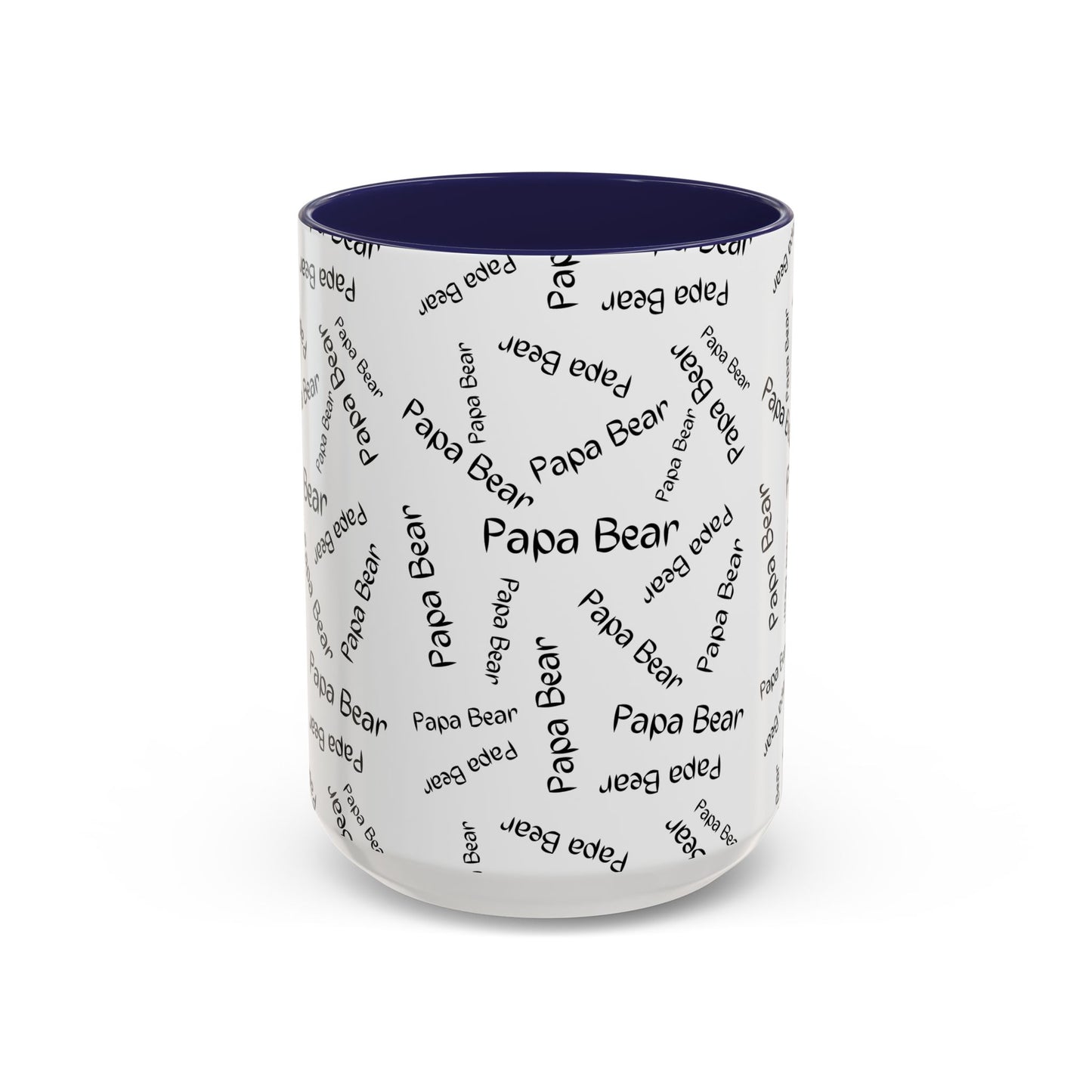 11oz/15oz Papa Bear Word Scramble Coffee Mug