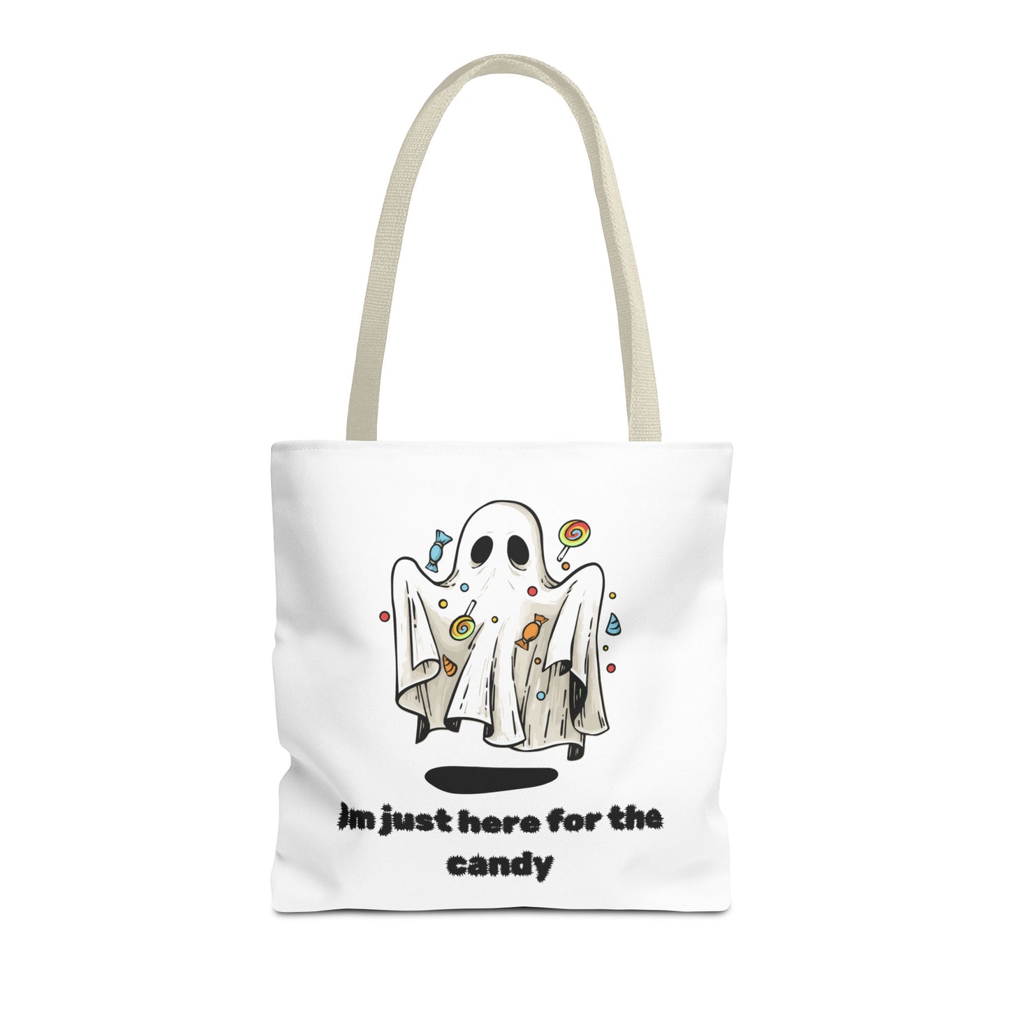 Cute Ghost Halloween Lover Spooky Season Trick or Treating Candy Bag Fall Themed Reusable Lunch Bag