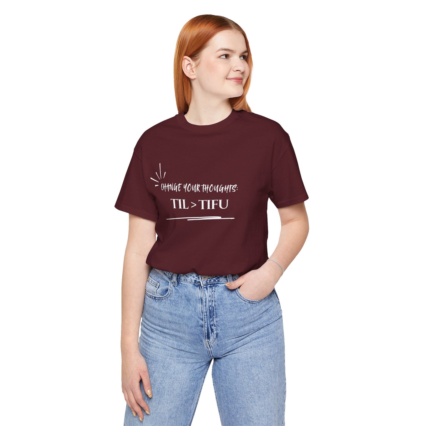 Unisex Self Love Positive Self Talk and Thoughts Mental Health Awareness and Positivity T-Shirt TIL>TIFU
