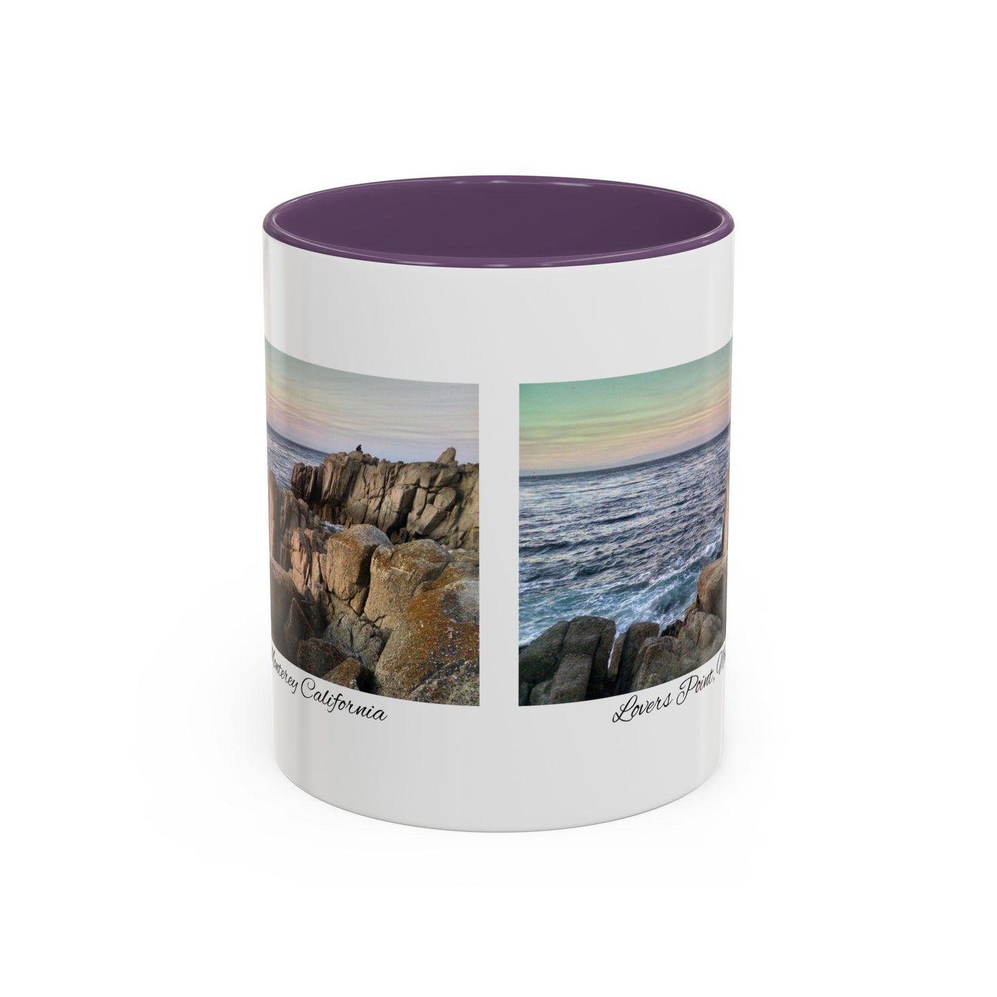 11oz/15oz Ocean View Travelers Coffee Mug Lovers Point, Monterey California San Francisco Bay Area Keepsake