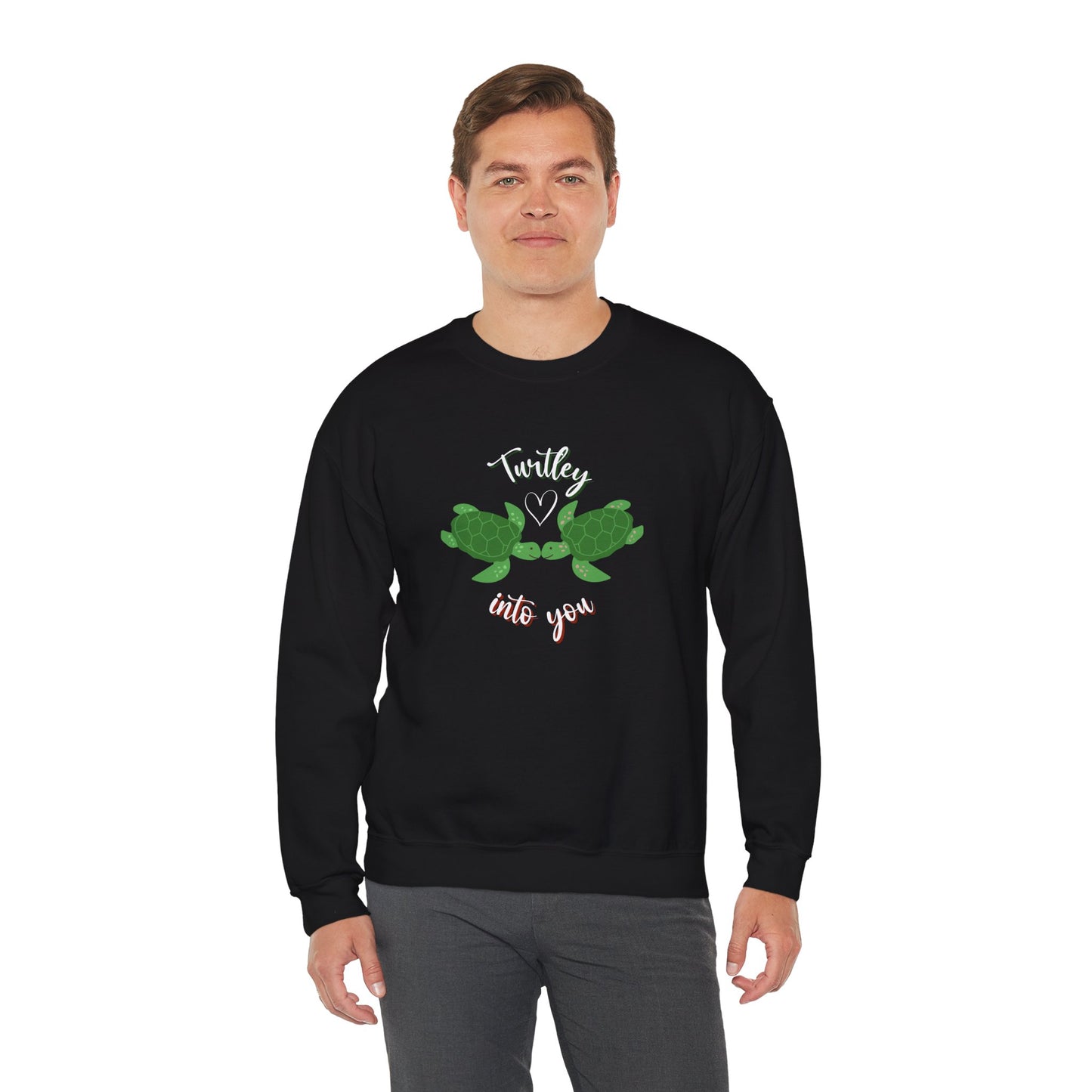Unisex Cute Turtle Lover Turtley Into You Sweatshirt