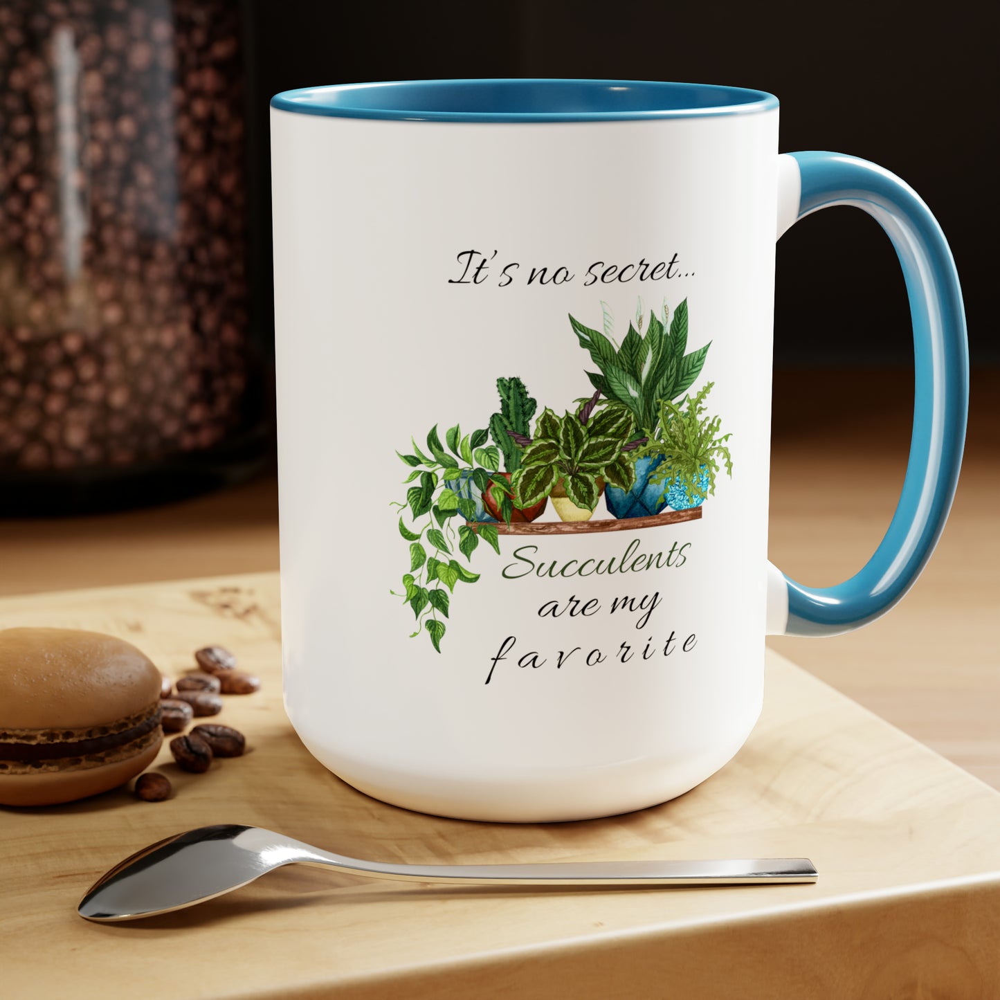 15oz Garden Themed Coffee Mug - Succulents Are My Favorite