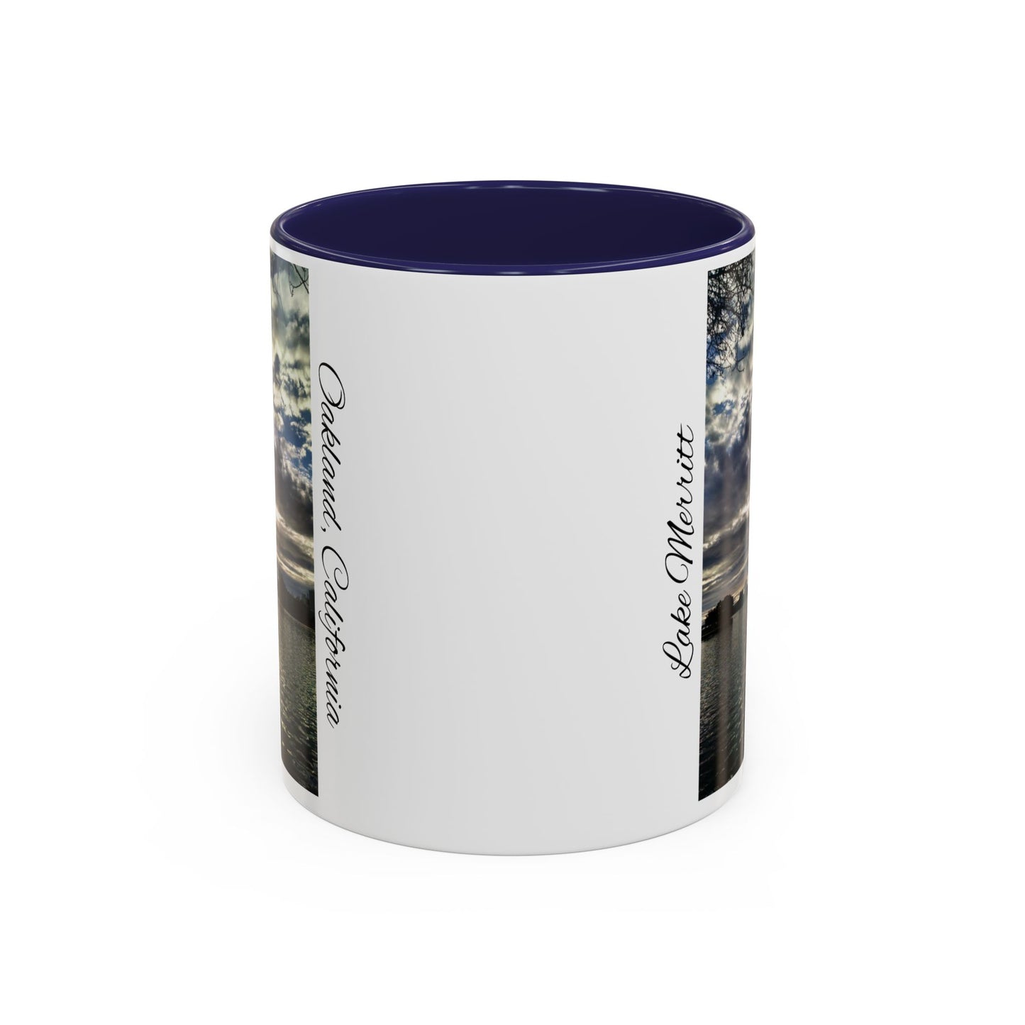 11oz/15oz Two Tone Lake Merritt, Oakland California San Francisco Bay Area Keepsake Coffee Mug