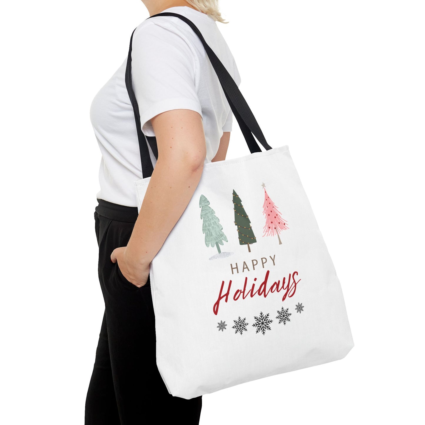 Unisex Happy Holidays Seasons Greetings Fall Tote Bag