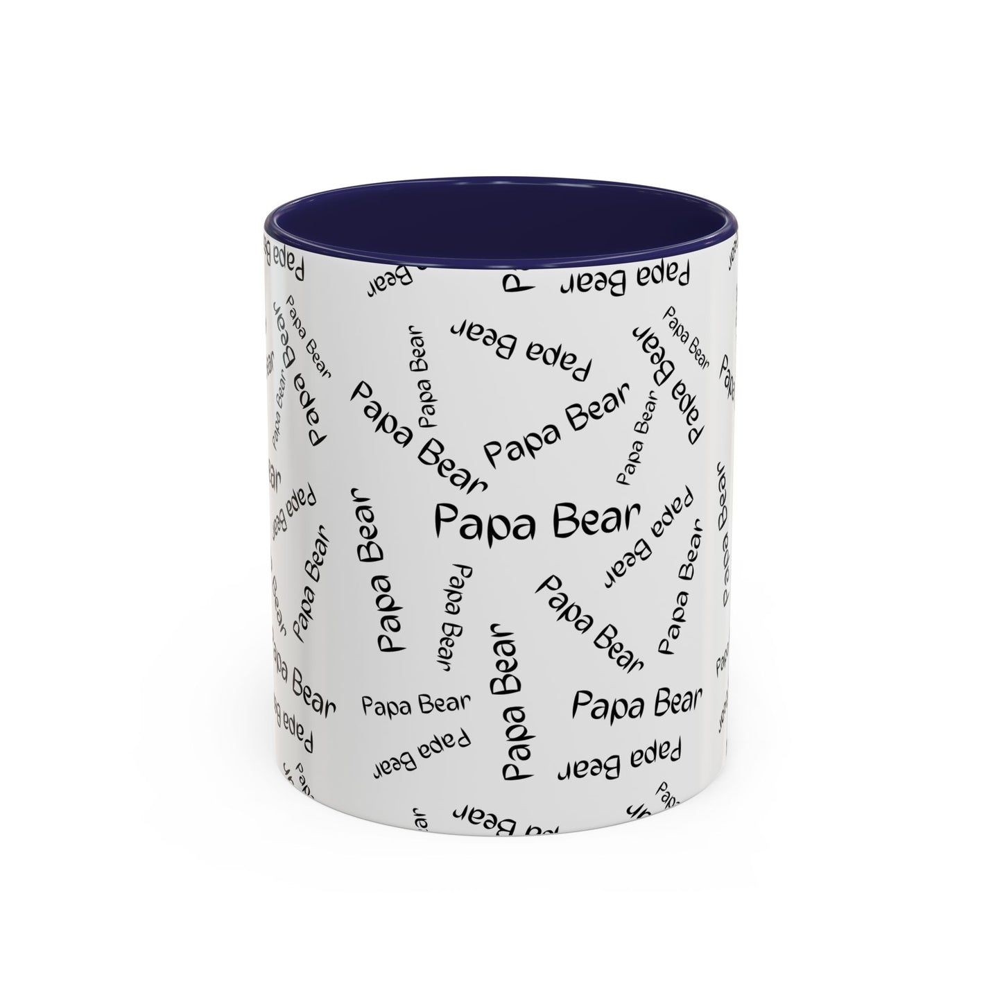 11oz/15oz Papa Bear Word Scramble Coffee Mug