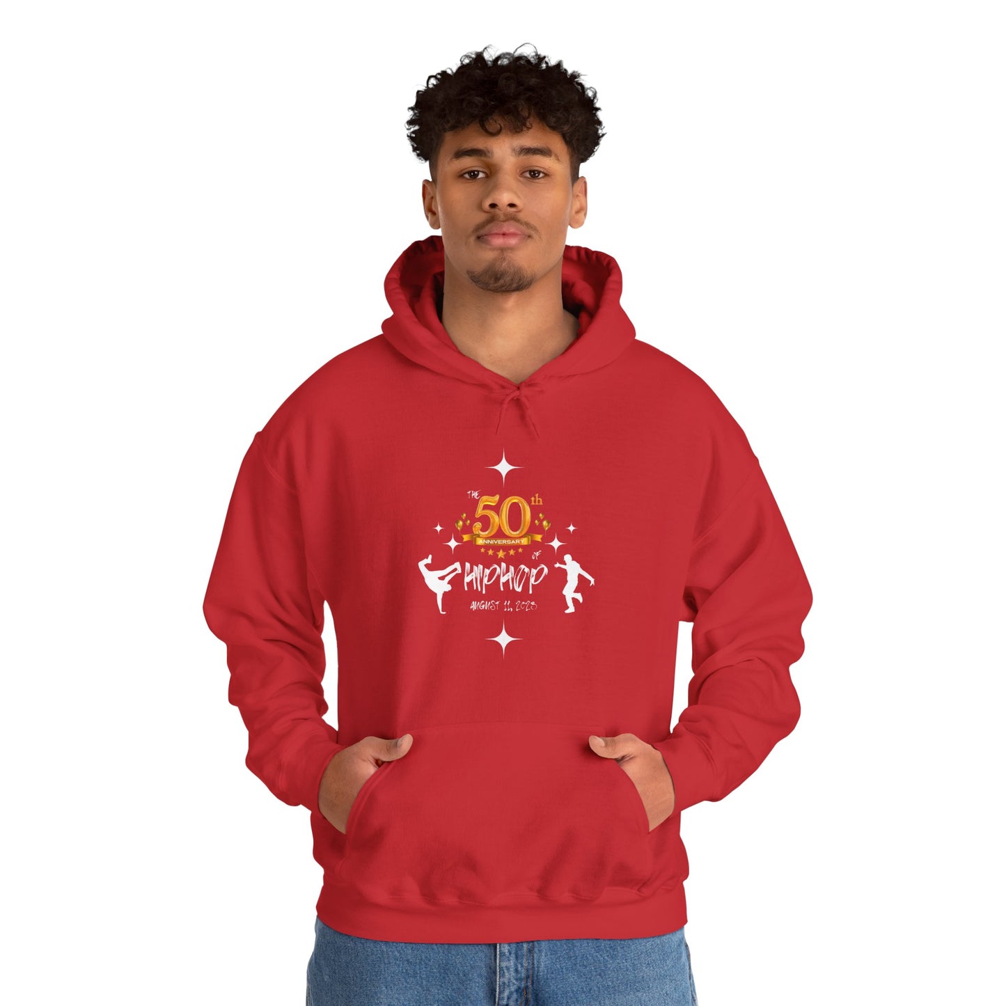 Unisex Heavy Blend™ 50th Anniversary of HipHop August 11, 2023 Commemorate 50 Years Hooded Sweatshirt