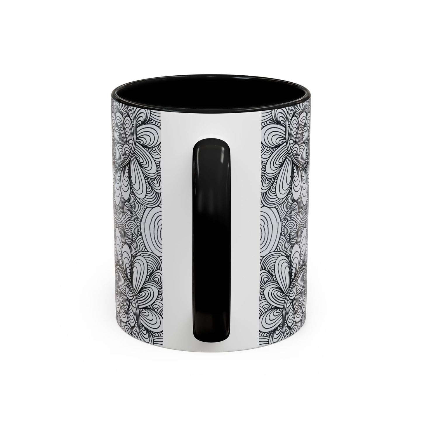 11oz/15oz Original Line Art Coffee Mug - Apricots Noir Mirage