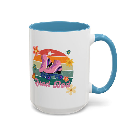 11oz/15oz Retro Vibes Roller Skate Quad Bod Coffee Mug