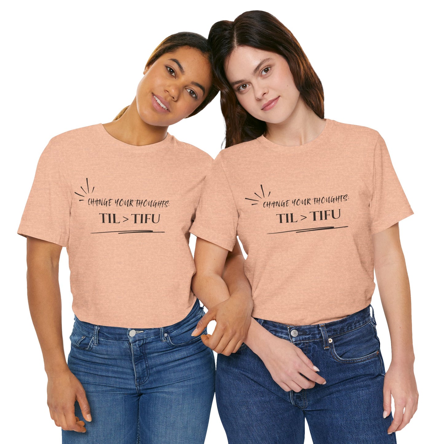 Unisex Self Love Positive Self Talk and Thoughts Mental Health Awareness and Positivity T-Shirt TIL>TIFU