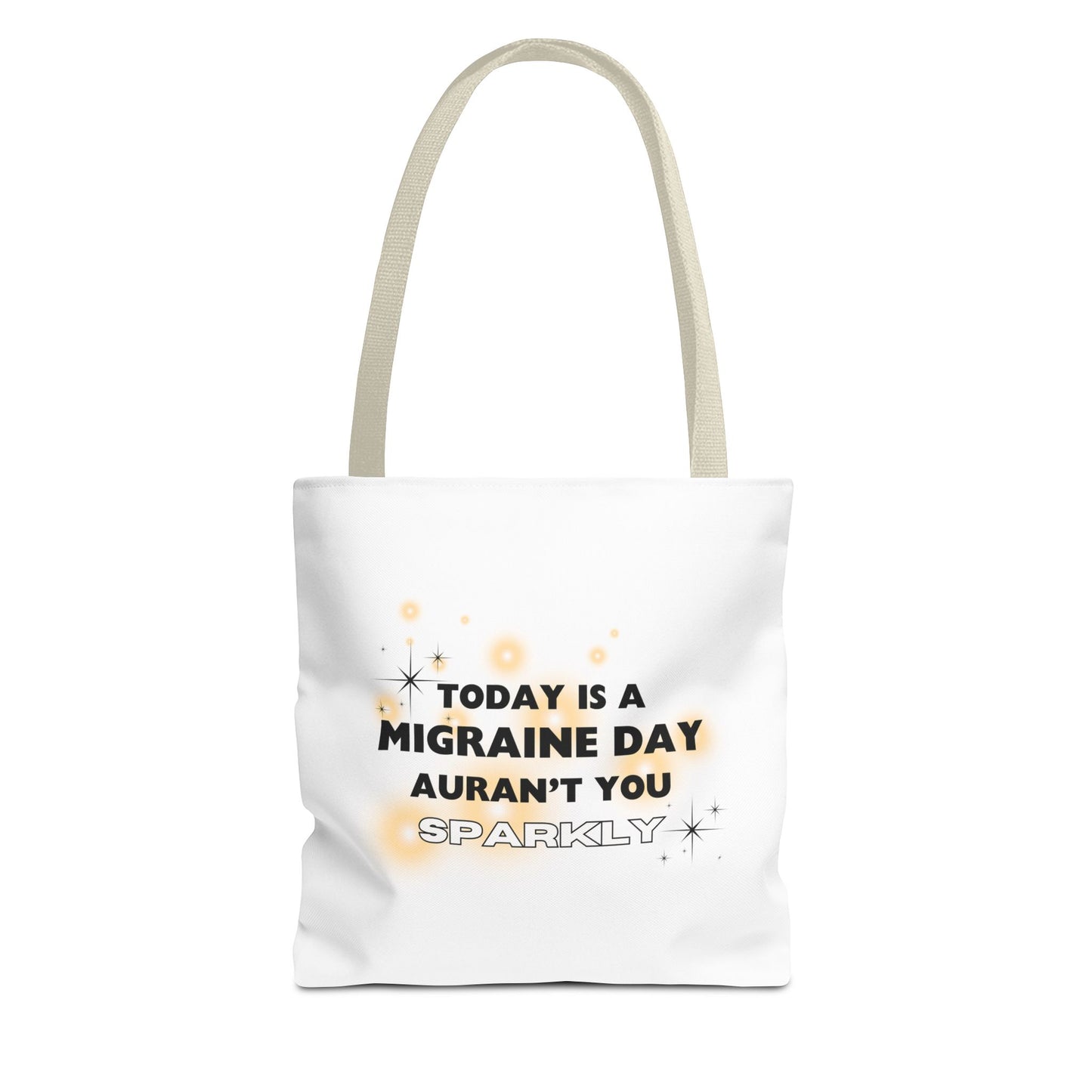 Unisex Migraine Day Invisible Illness Warrior Tote Bag