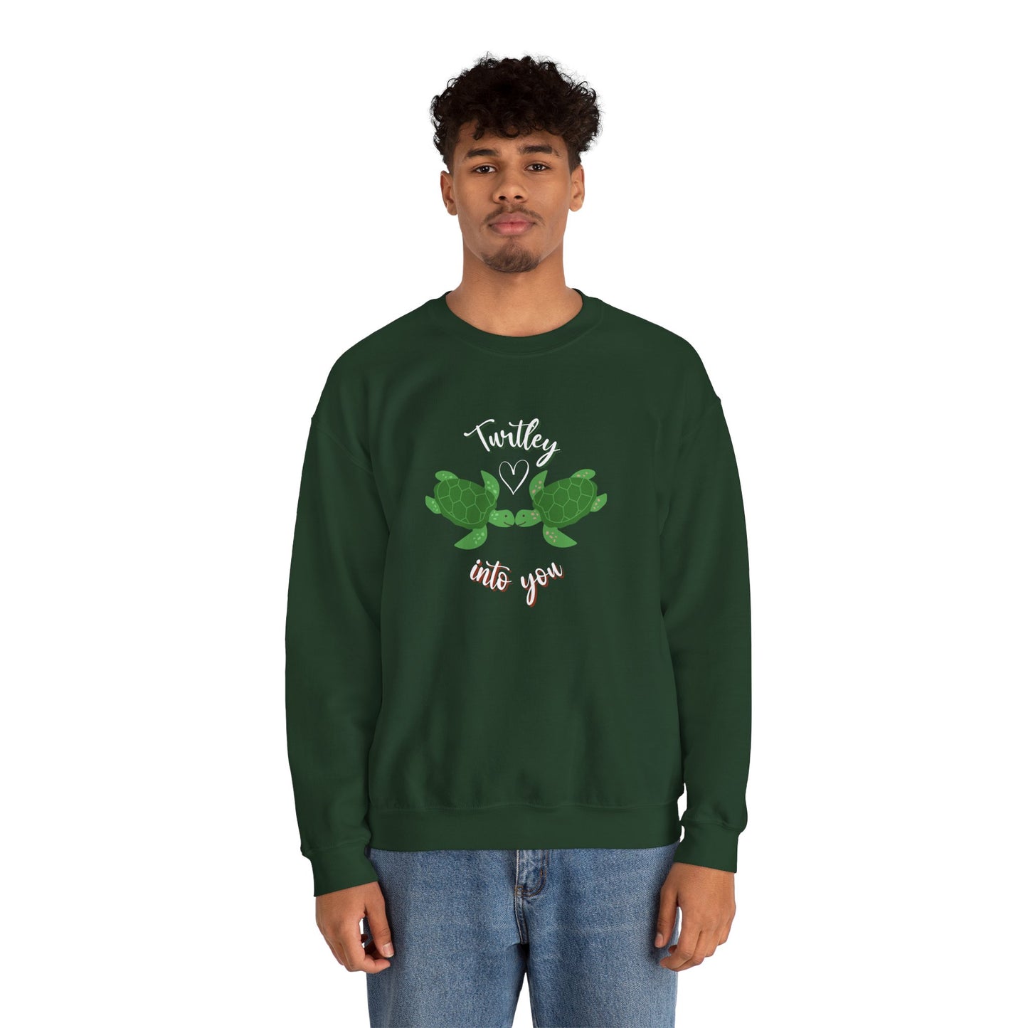 Unisex Cute Turtle Lover Turtley Into You Sweatshirt