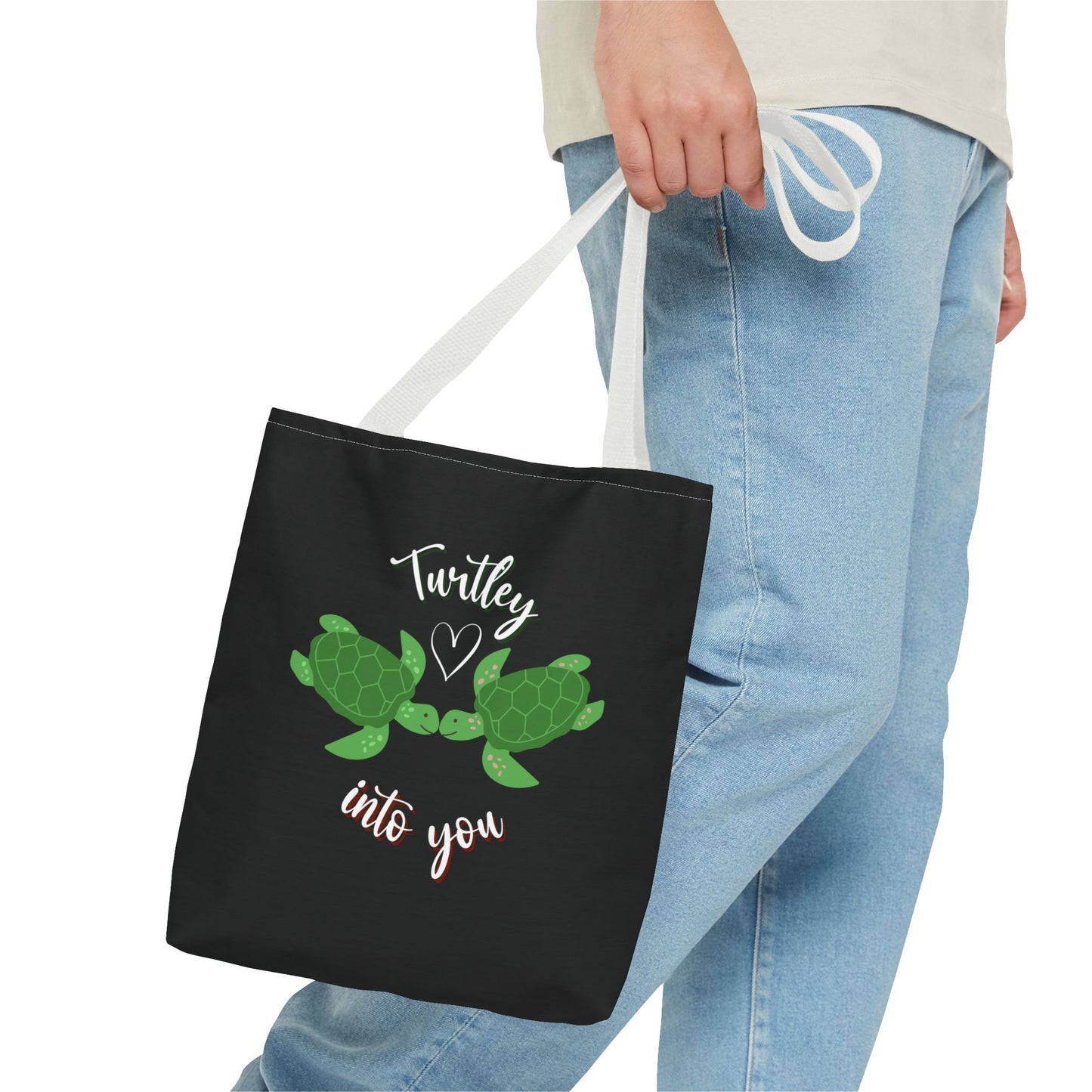 Unisex Cute Turtle Lover Turtley Into You Tote Bag